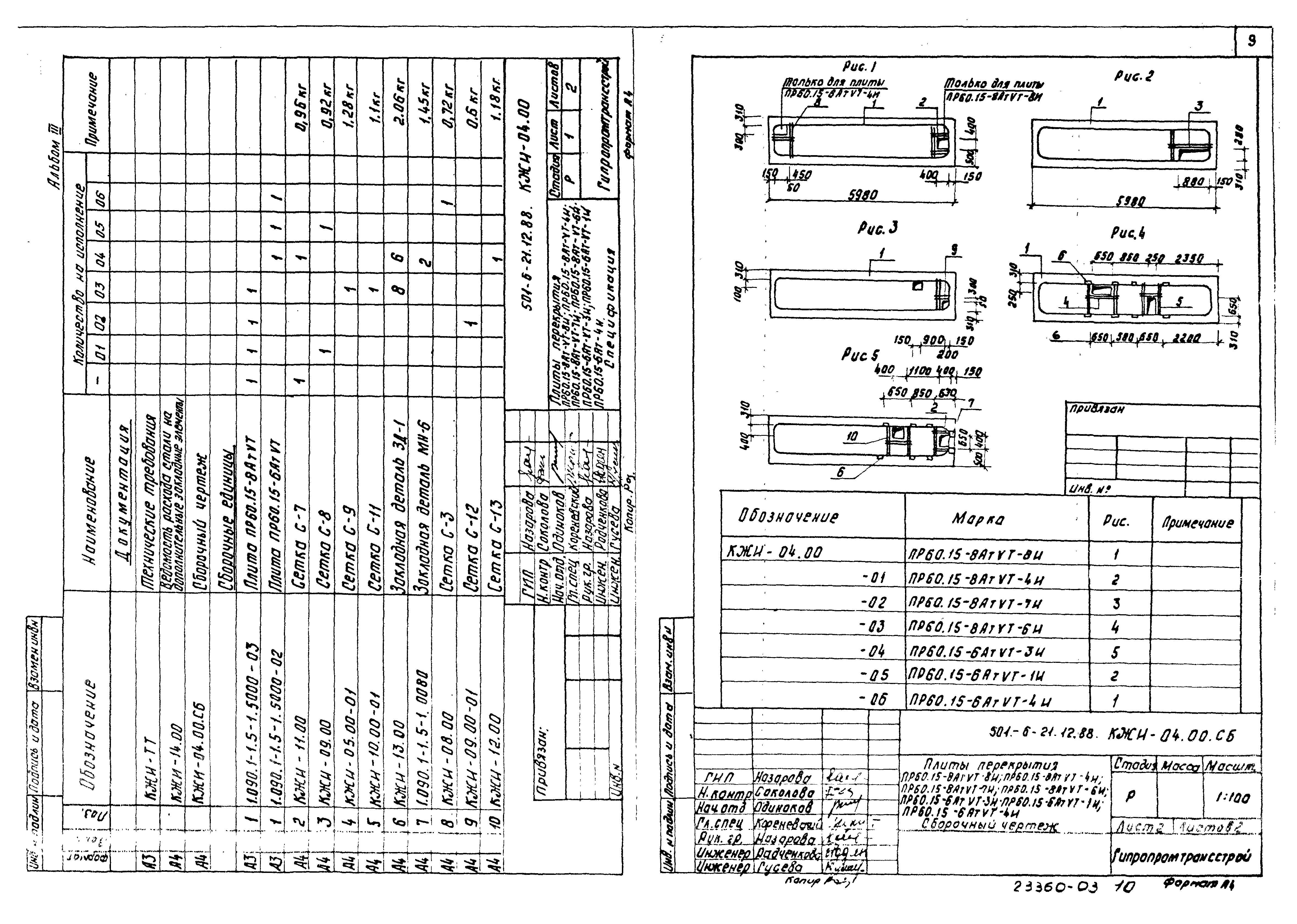 Типовой проект 501-6-21.12.88