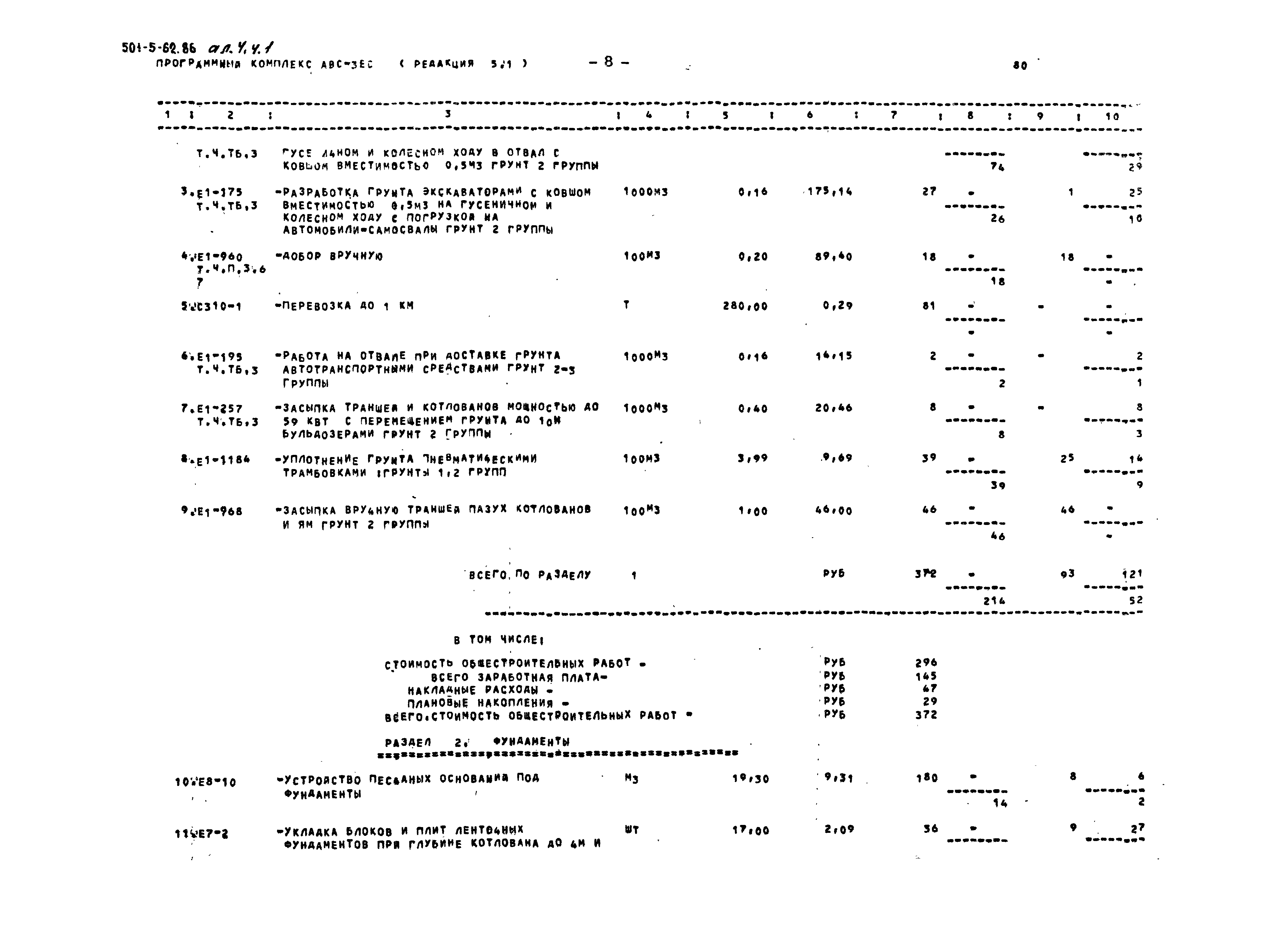 Типовой проект 501-5-62.86
