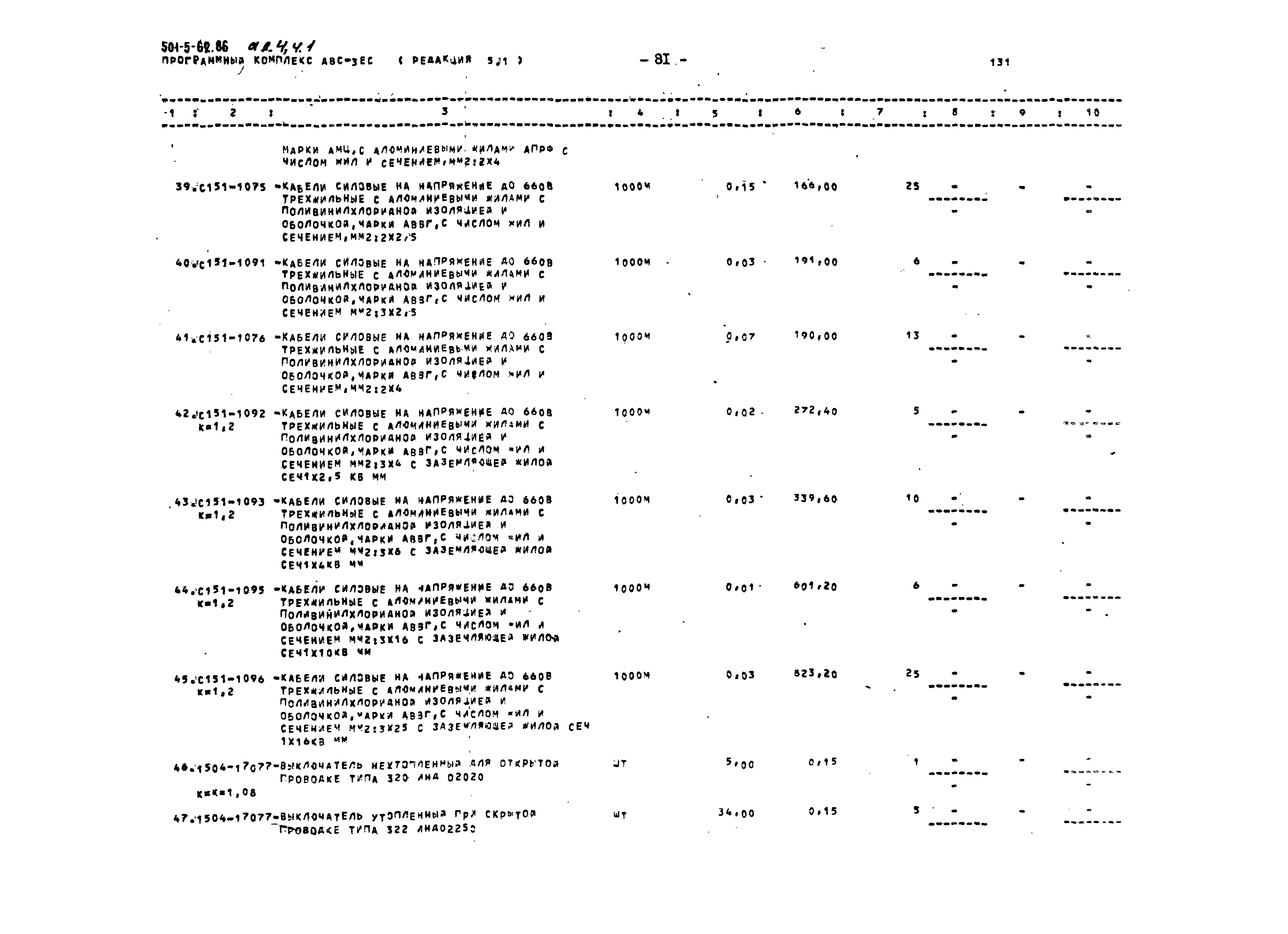 Типовой проект 501-5-62.86