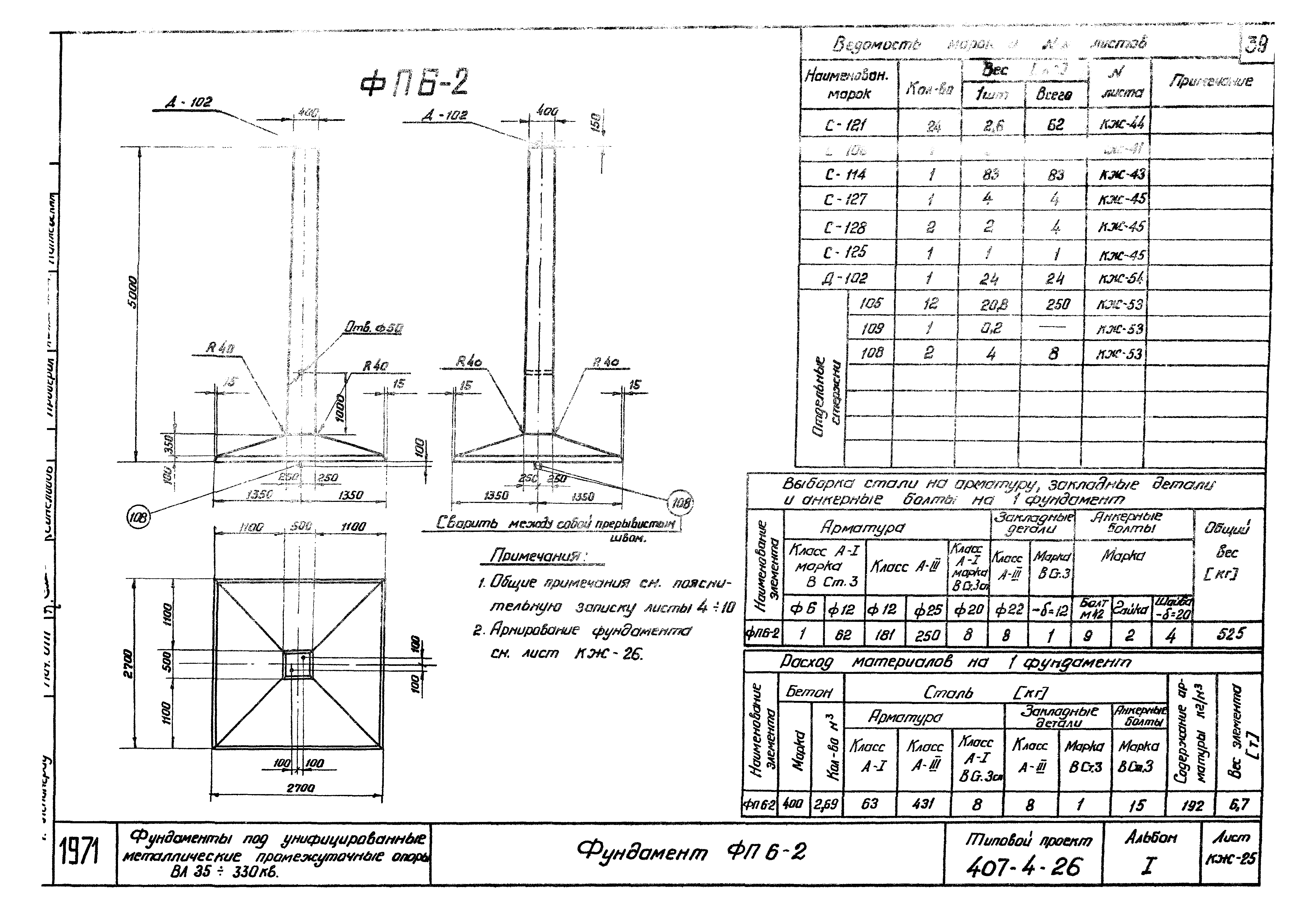 Типовой проект 407-4-36
