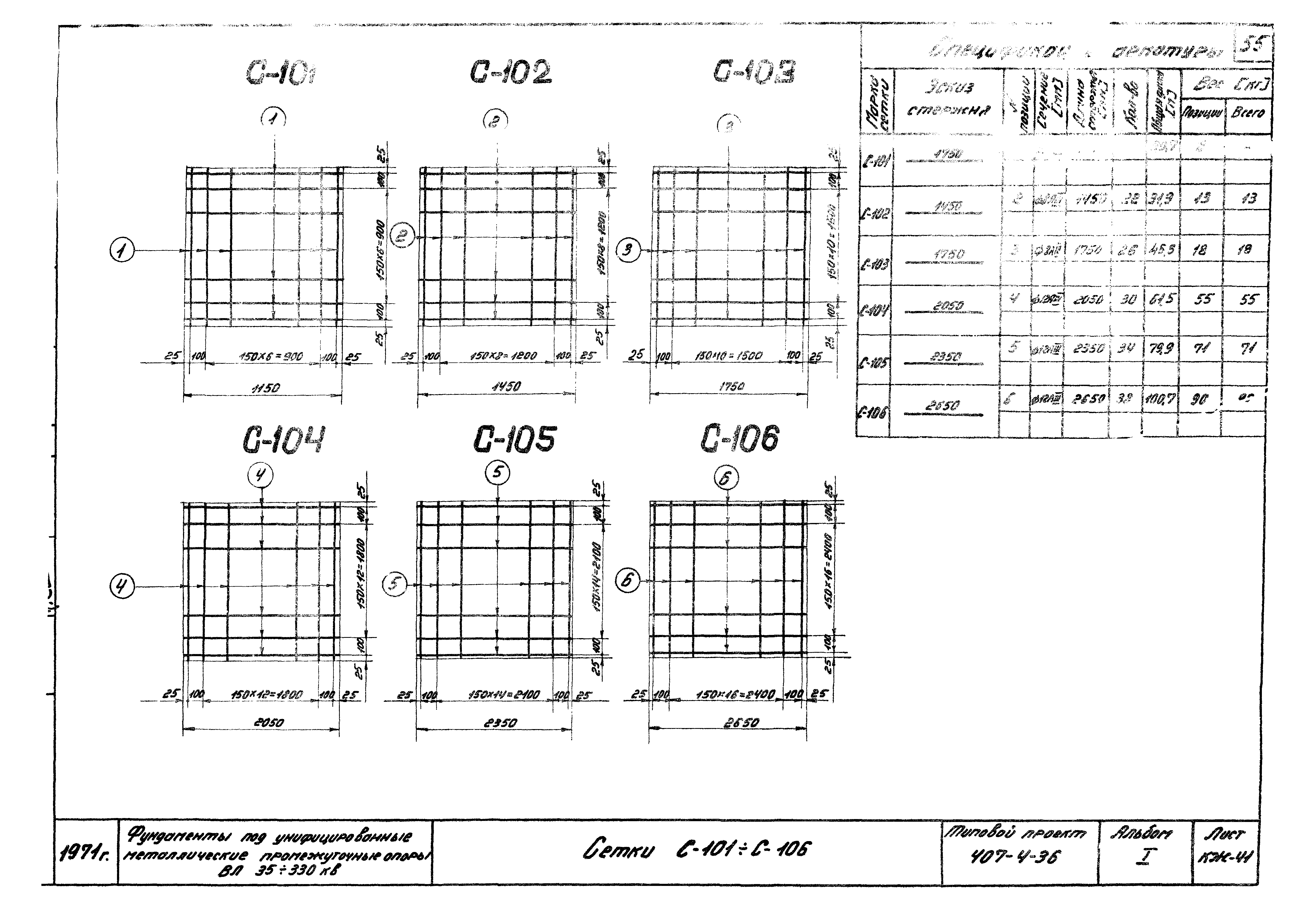 Типовой проект 407-4-36