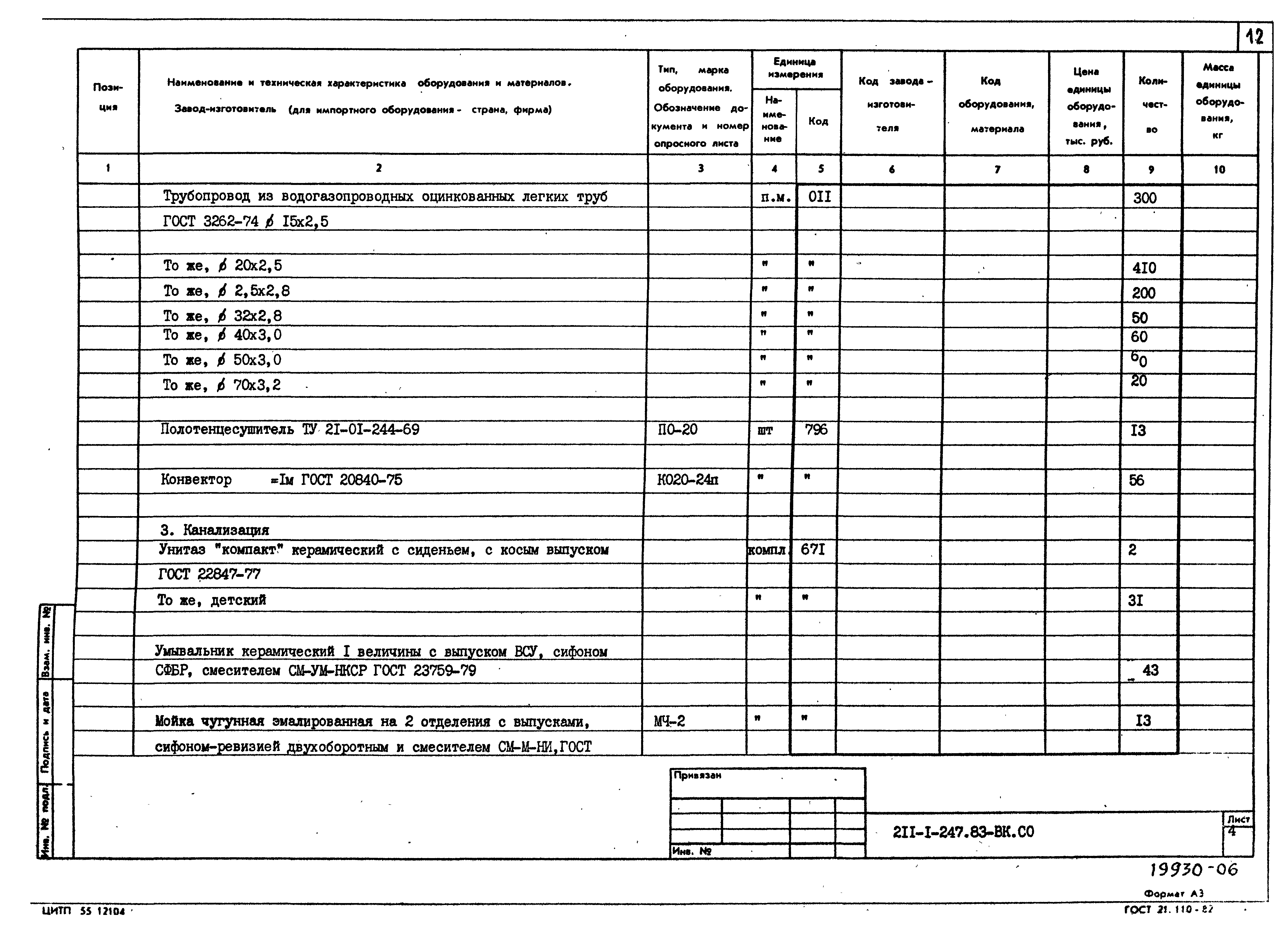 Типовой проект 211-1-247.83