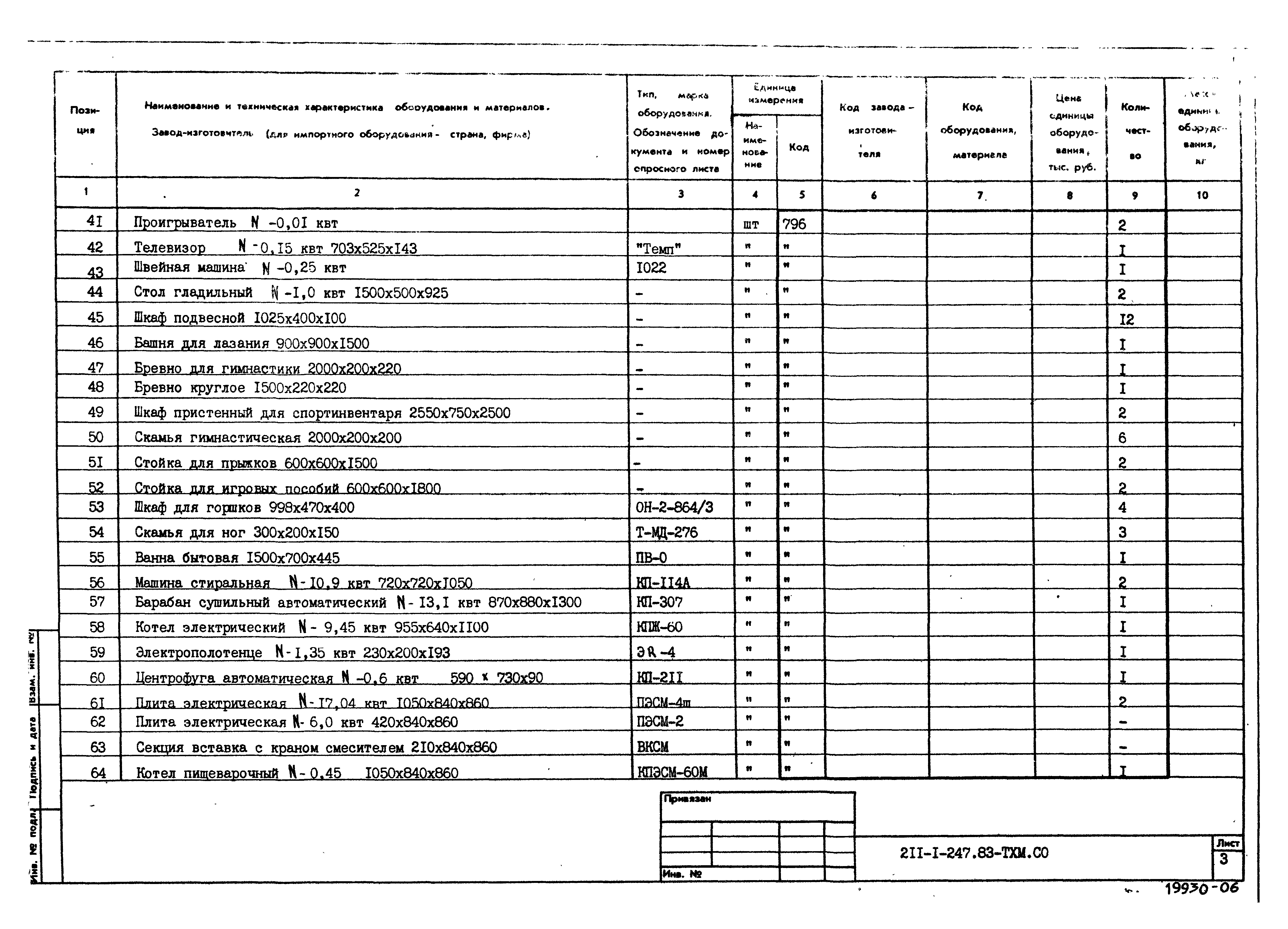 Типовой проект 211-1-247.83
