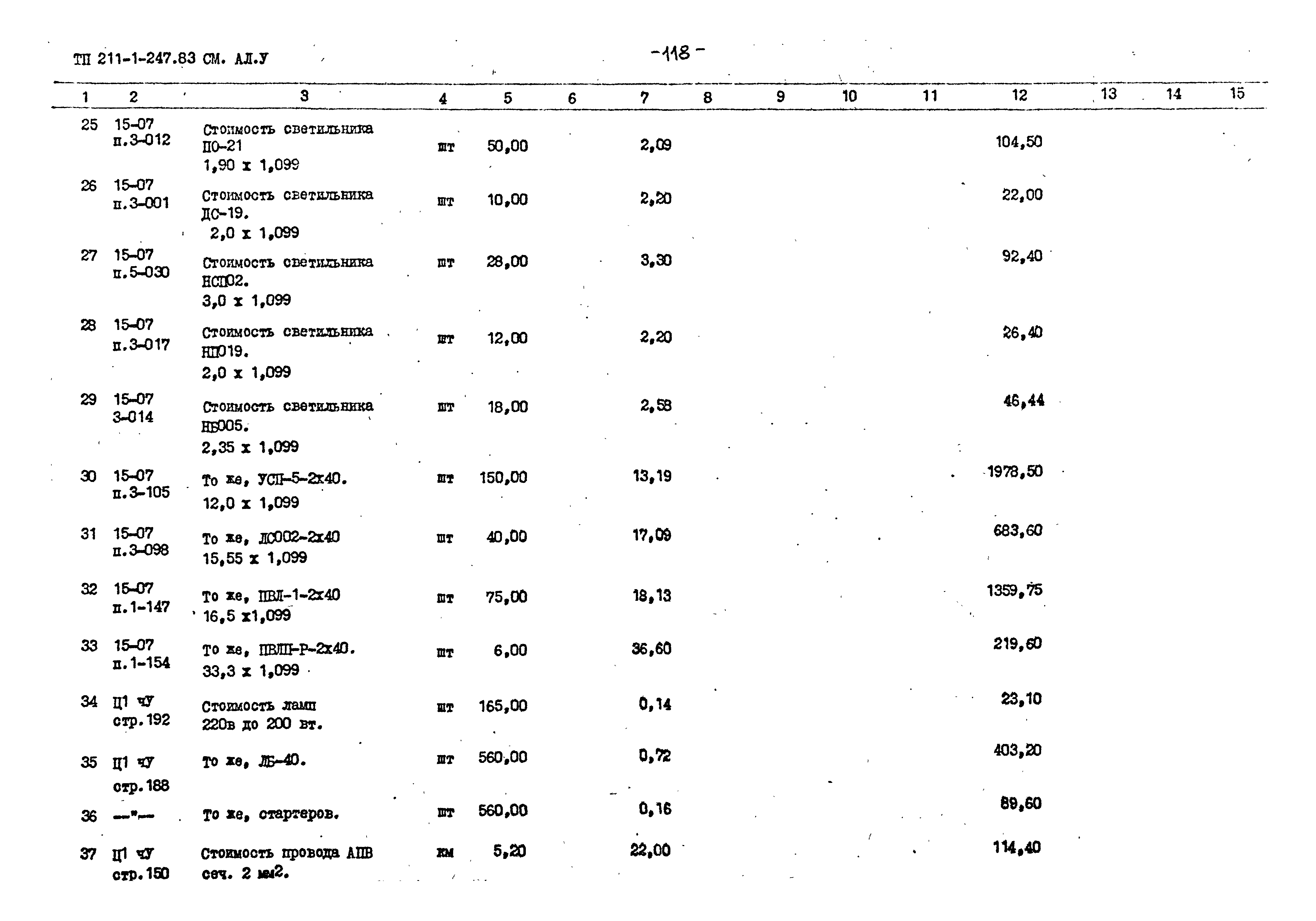 Типовой проект 211-1-247.83