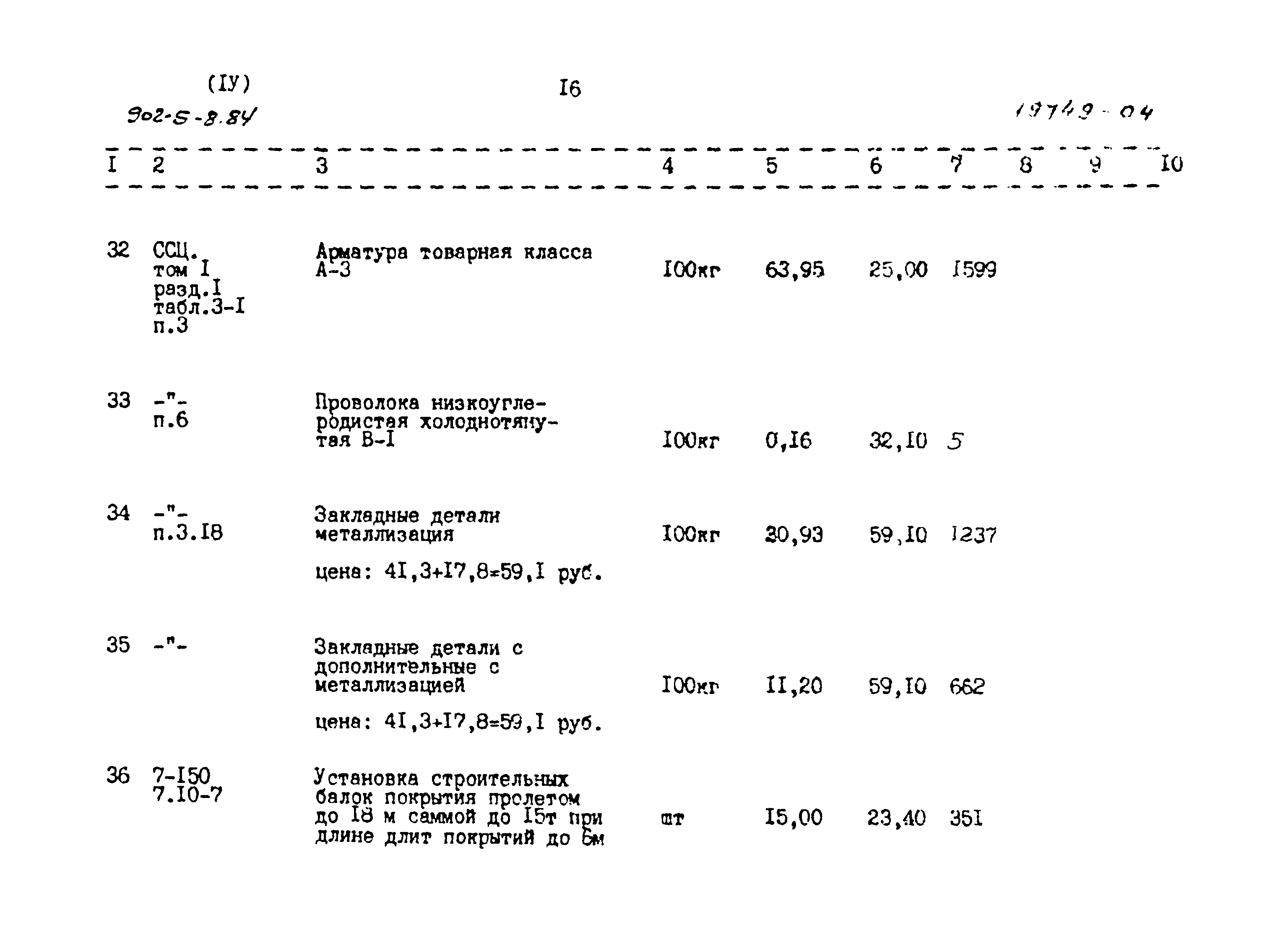 Типовой проект 902-5-8.84