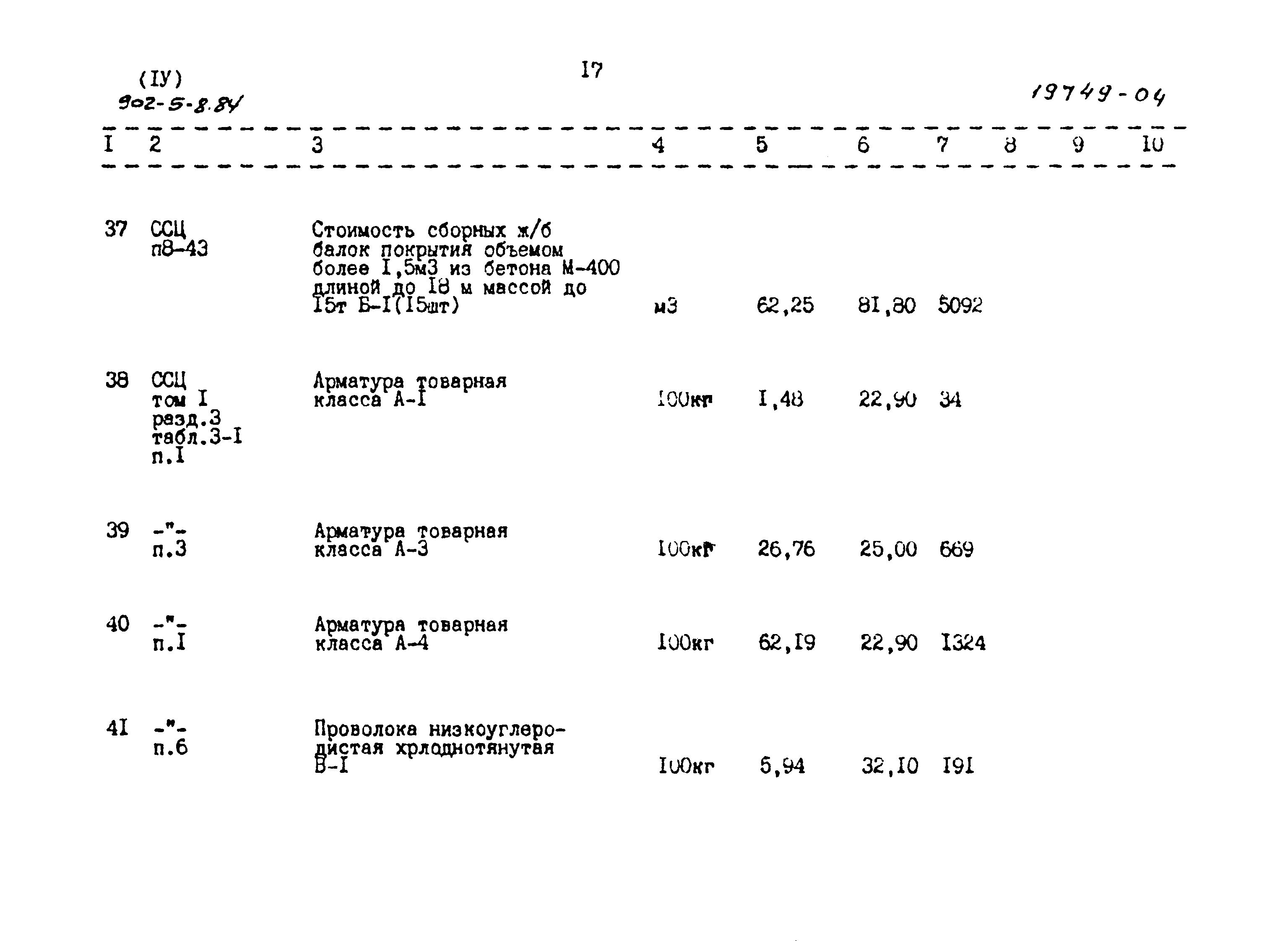 Типовой проект 902-5-8.84