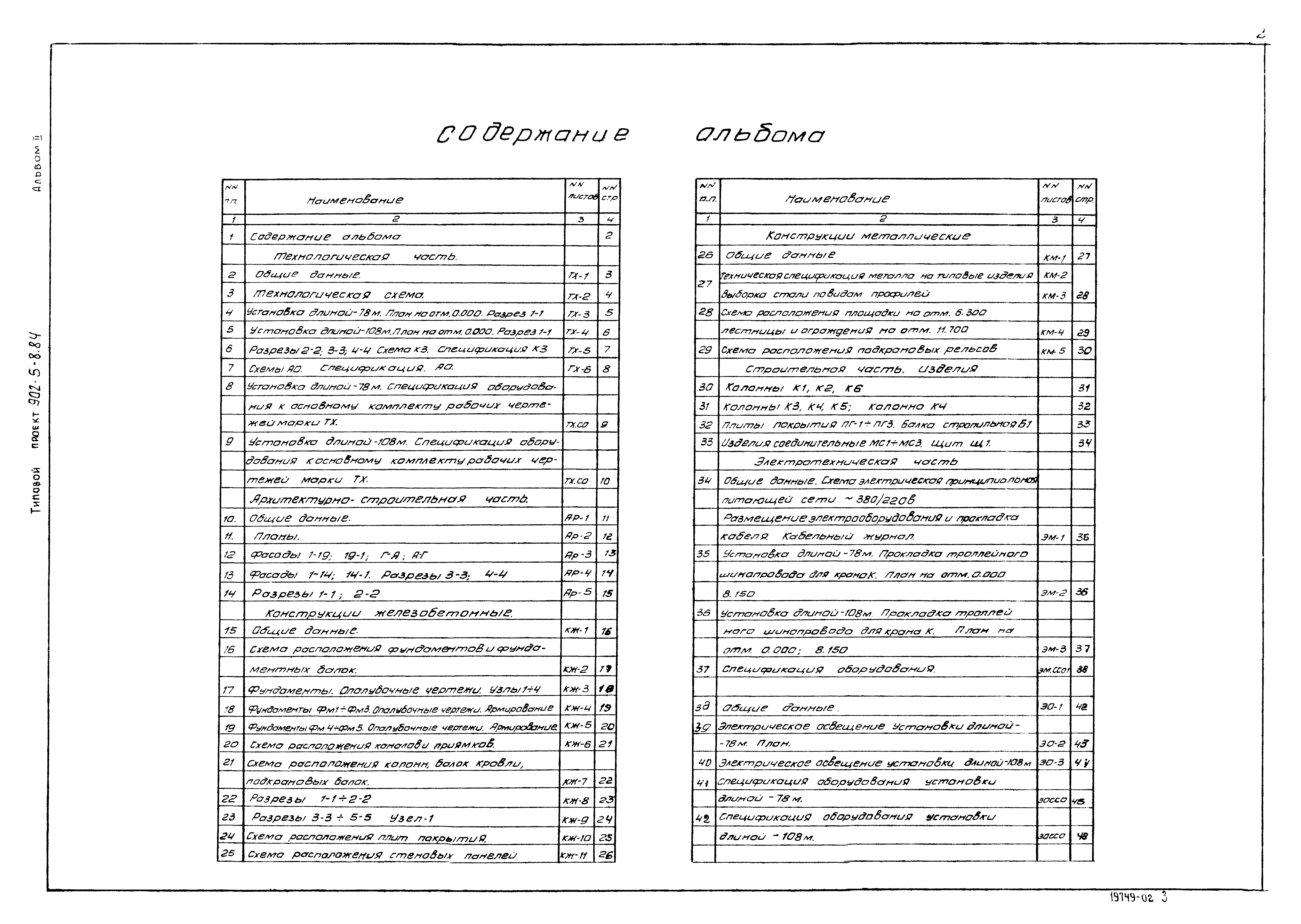 Типовой проект 902-5-8.84