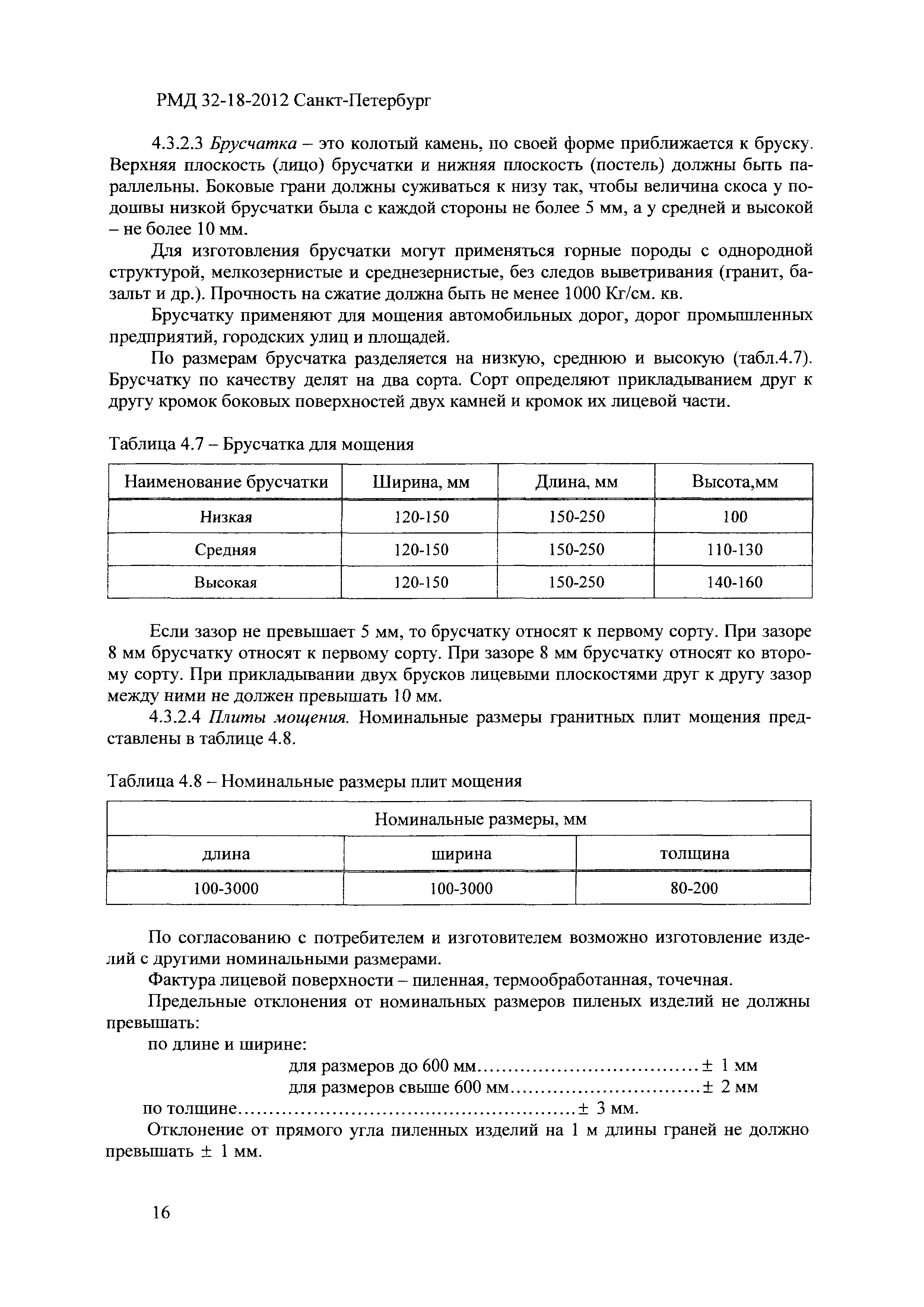 РМД 32-18-2012 Санкт-Петербург