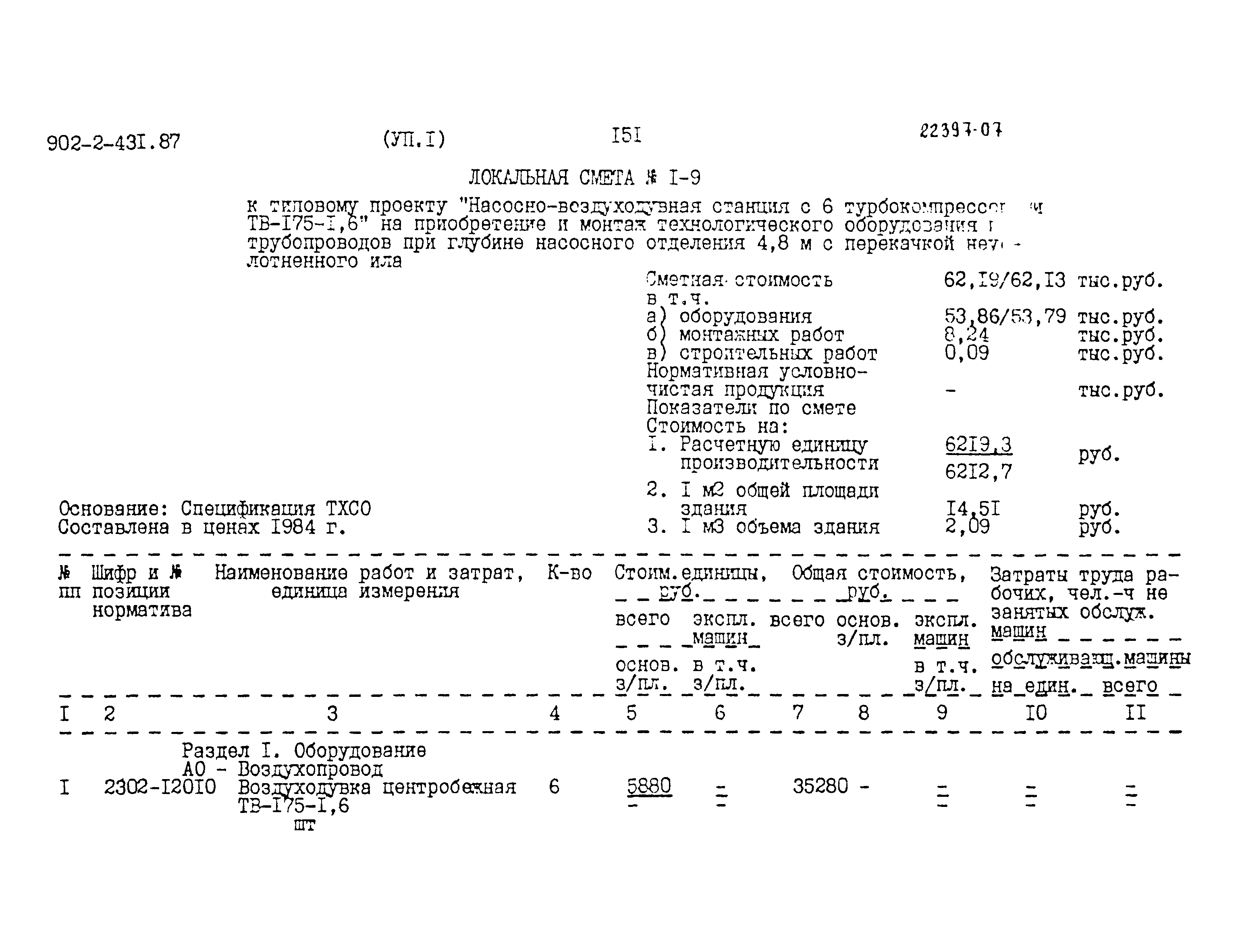 Типовой проект 902-2-431.87