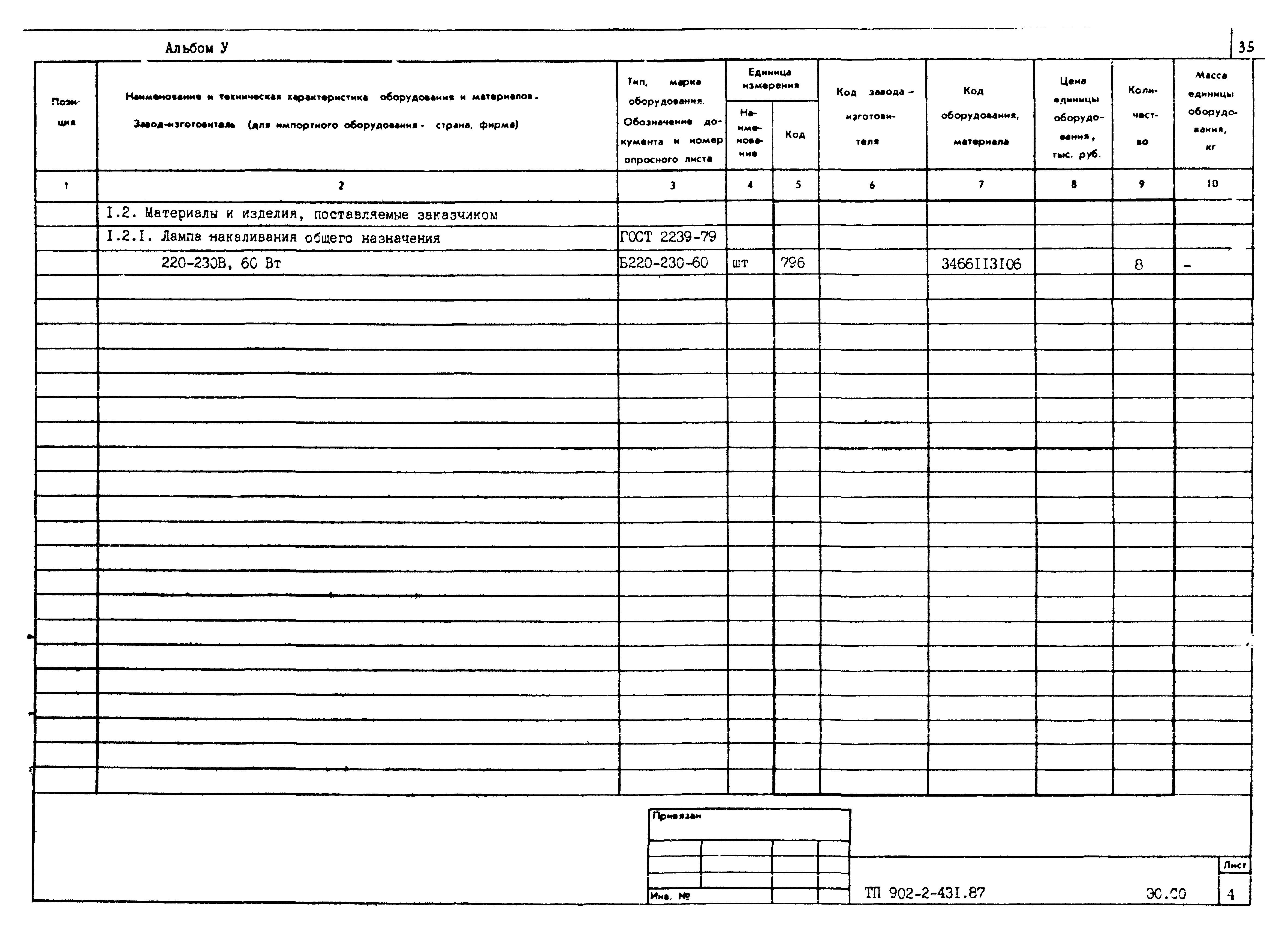 Типовой проект 902-2-431.87