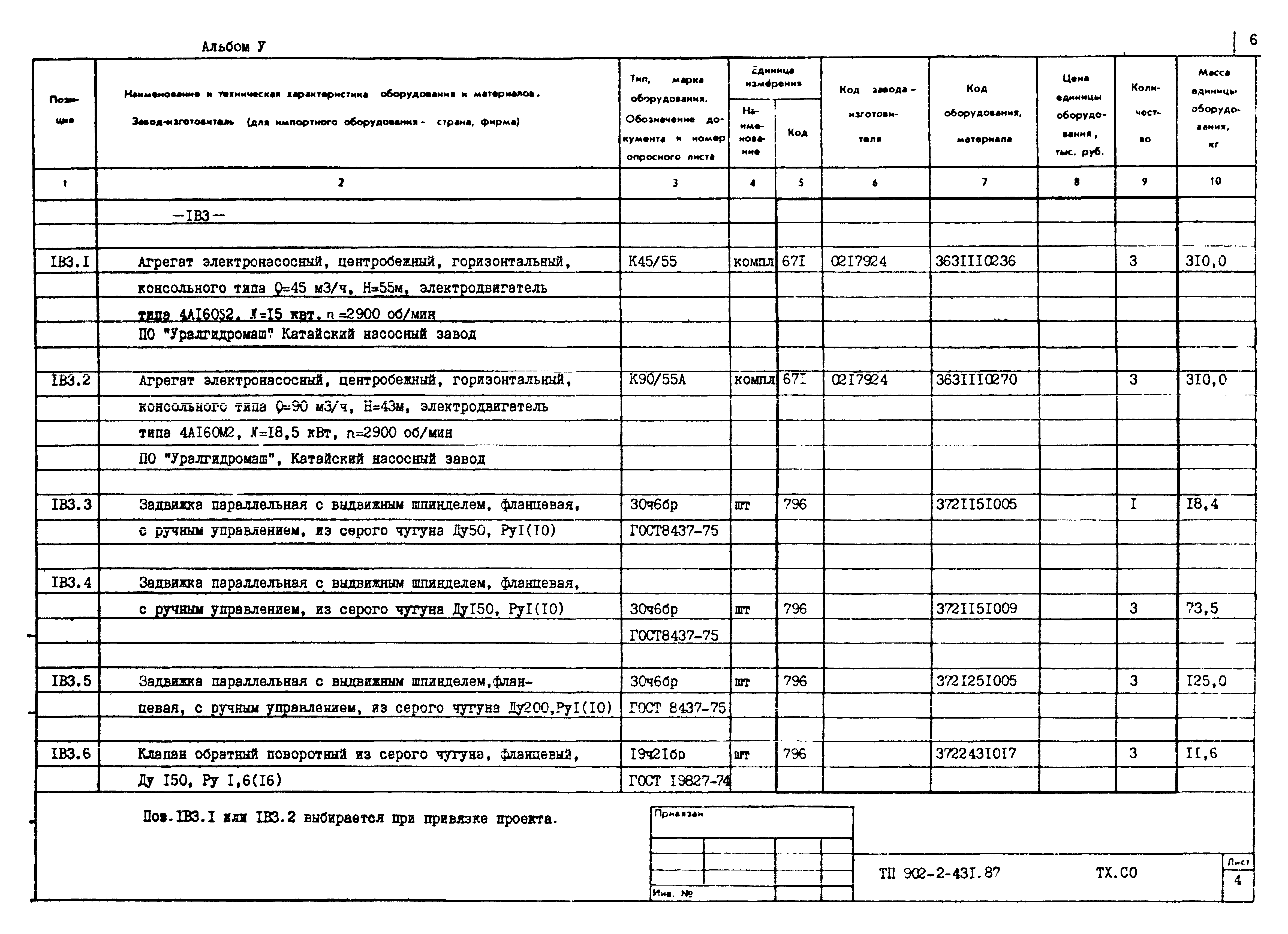 Типовой проект 902-2-431.87