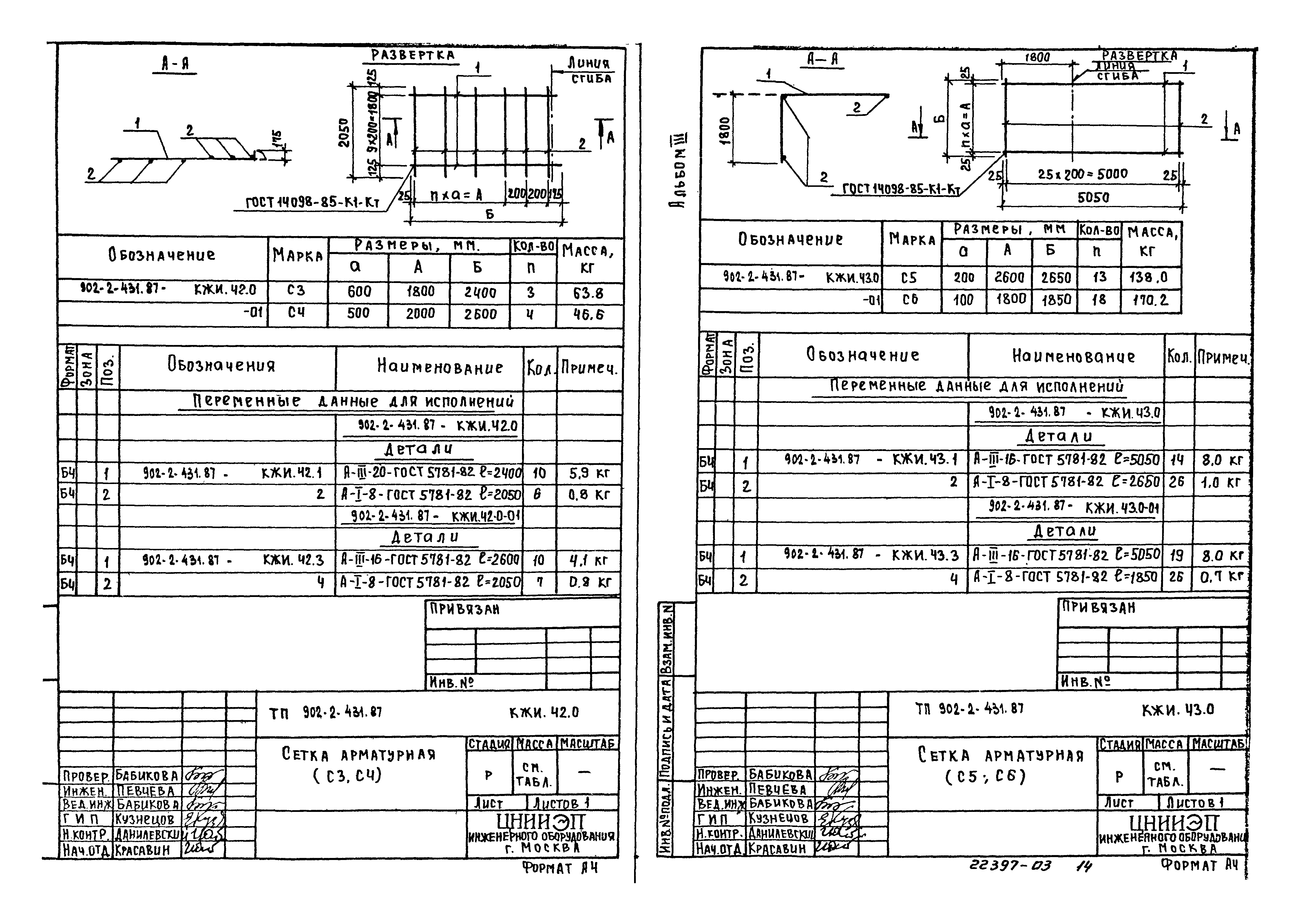 Типовой проект 902-2-431.87