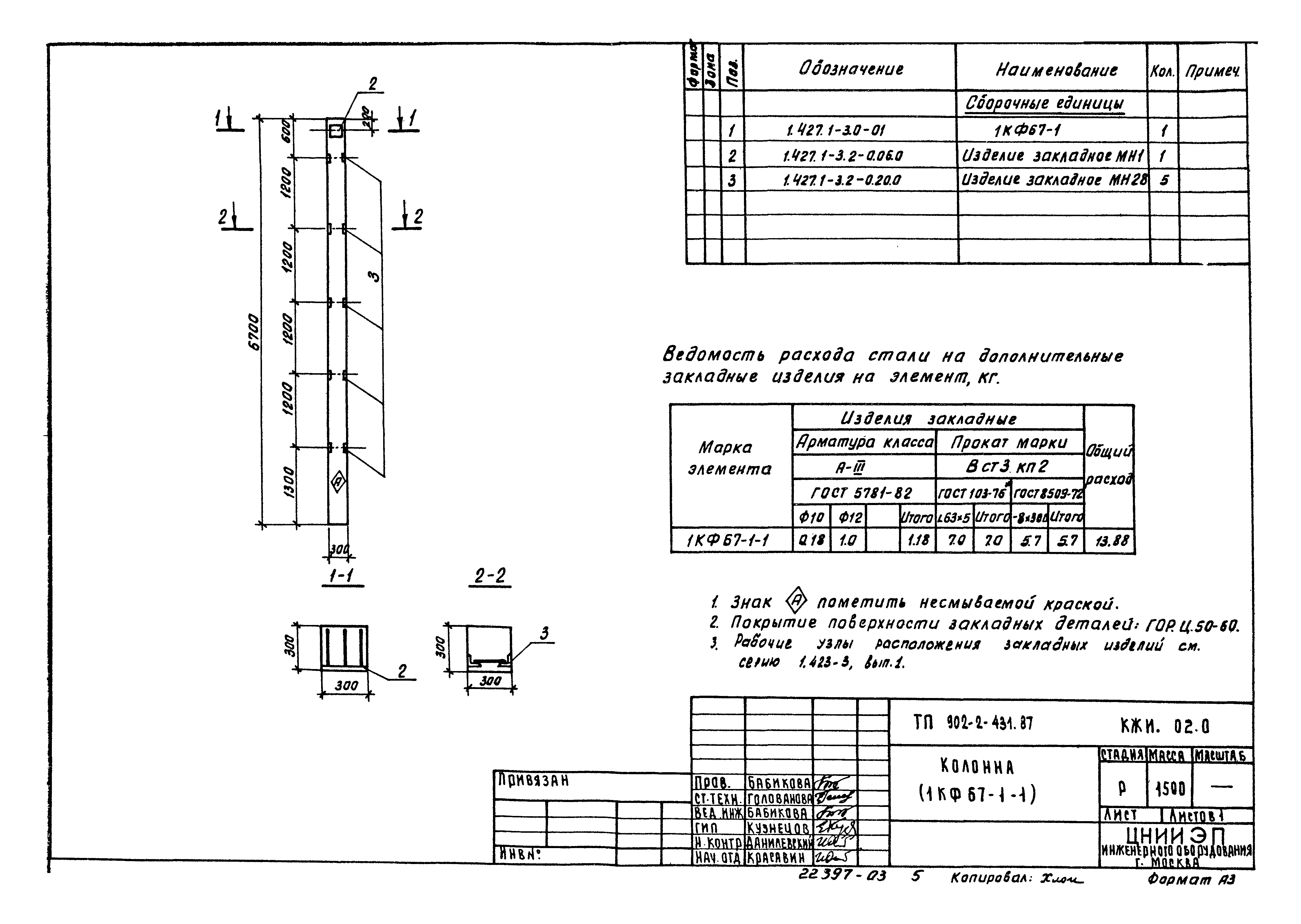 Типовой проект 902-2-431.87