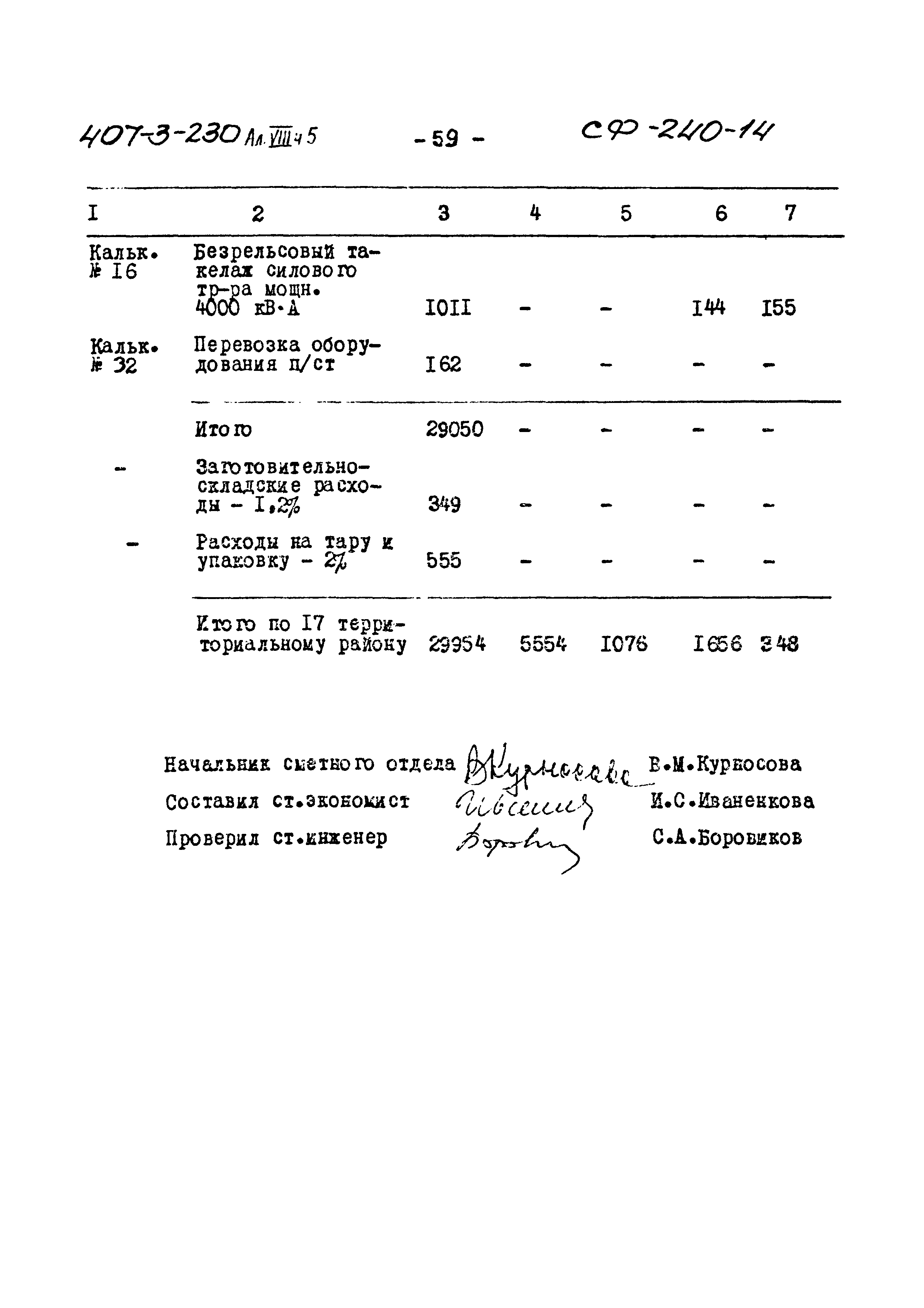 Типовой проект 407-3-230