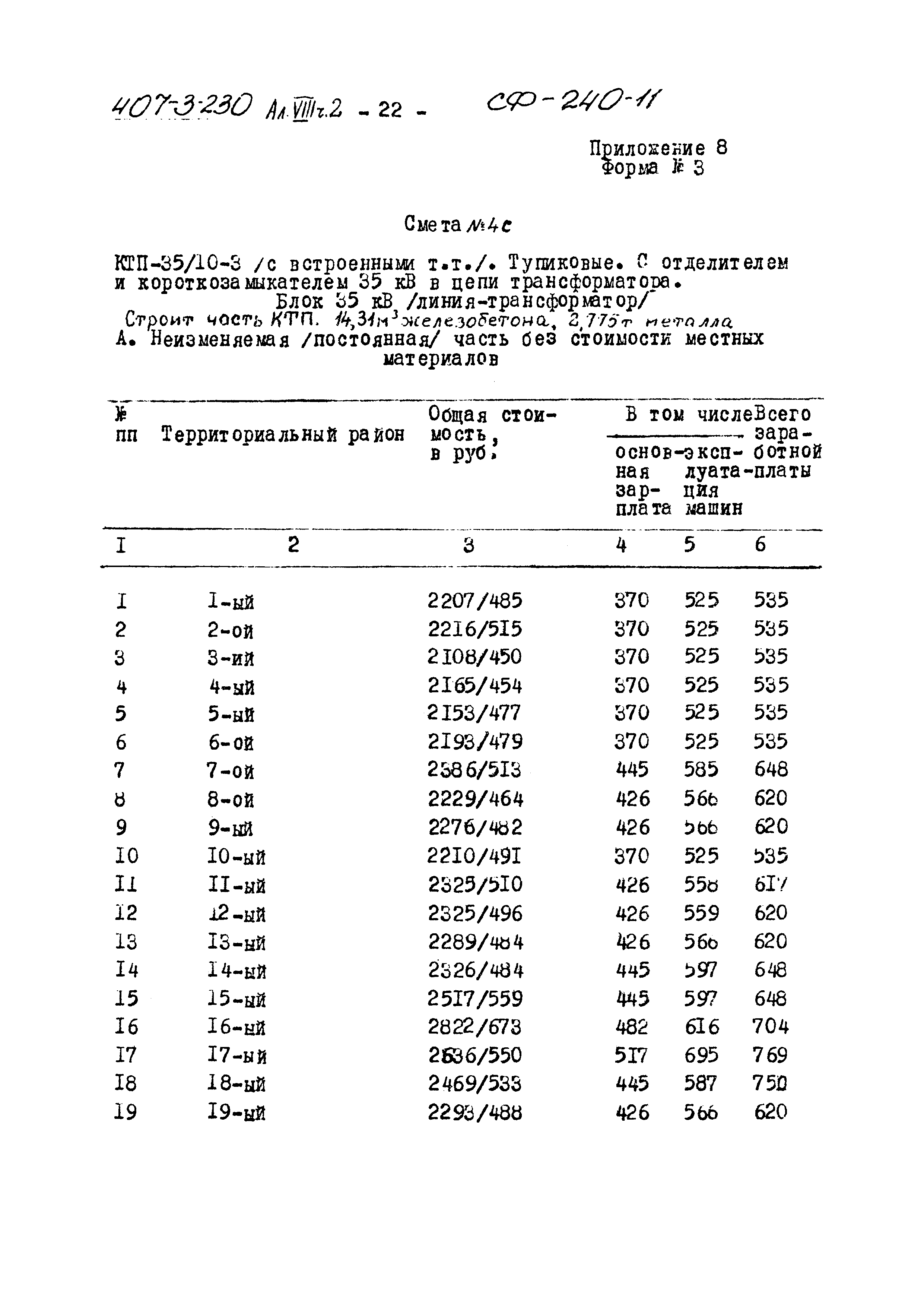 Типовой проект 407-3-230