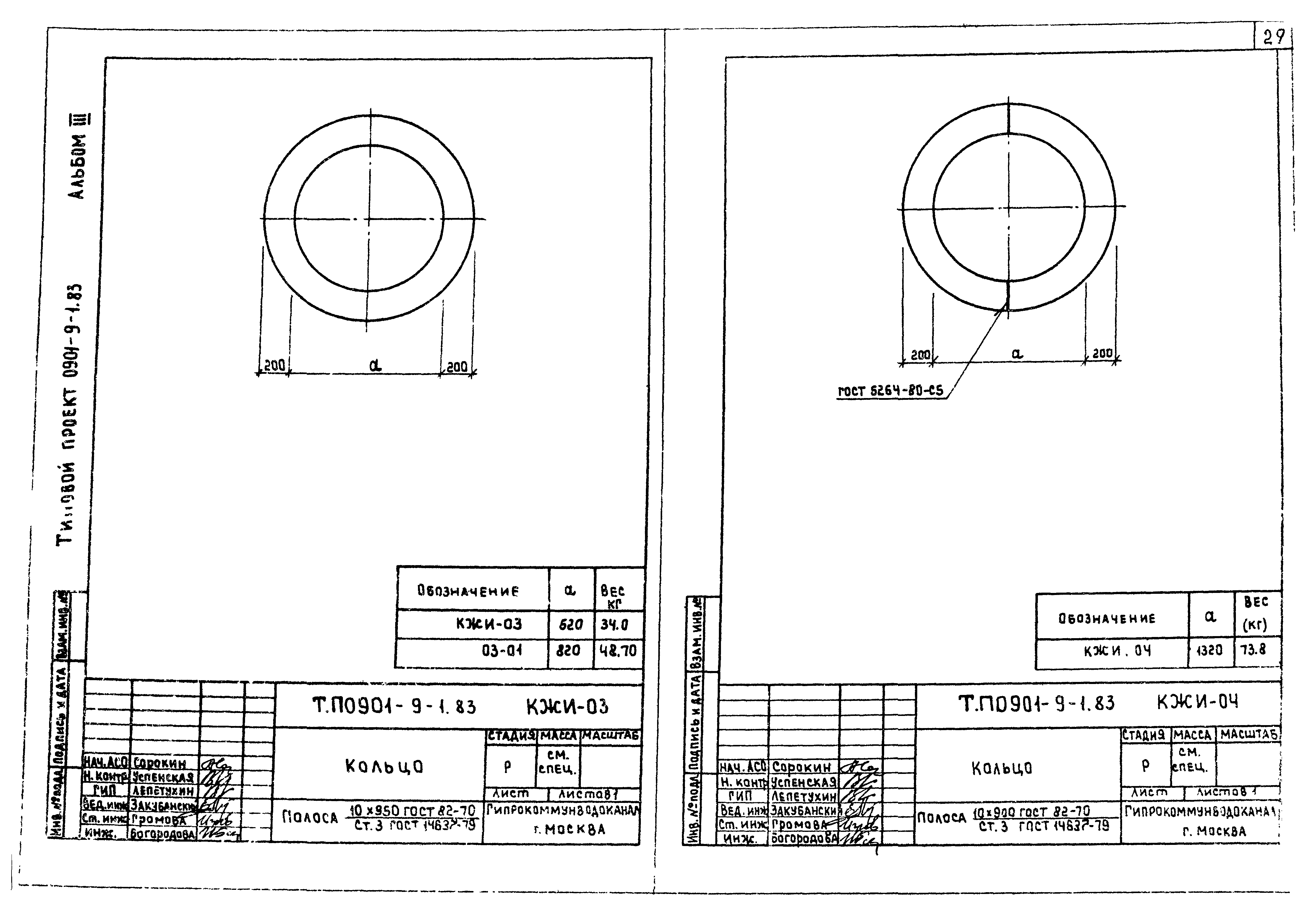 Типовой проект 0901-9-4.83