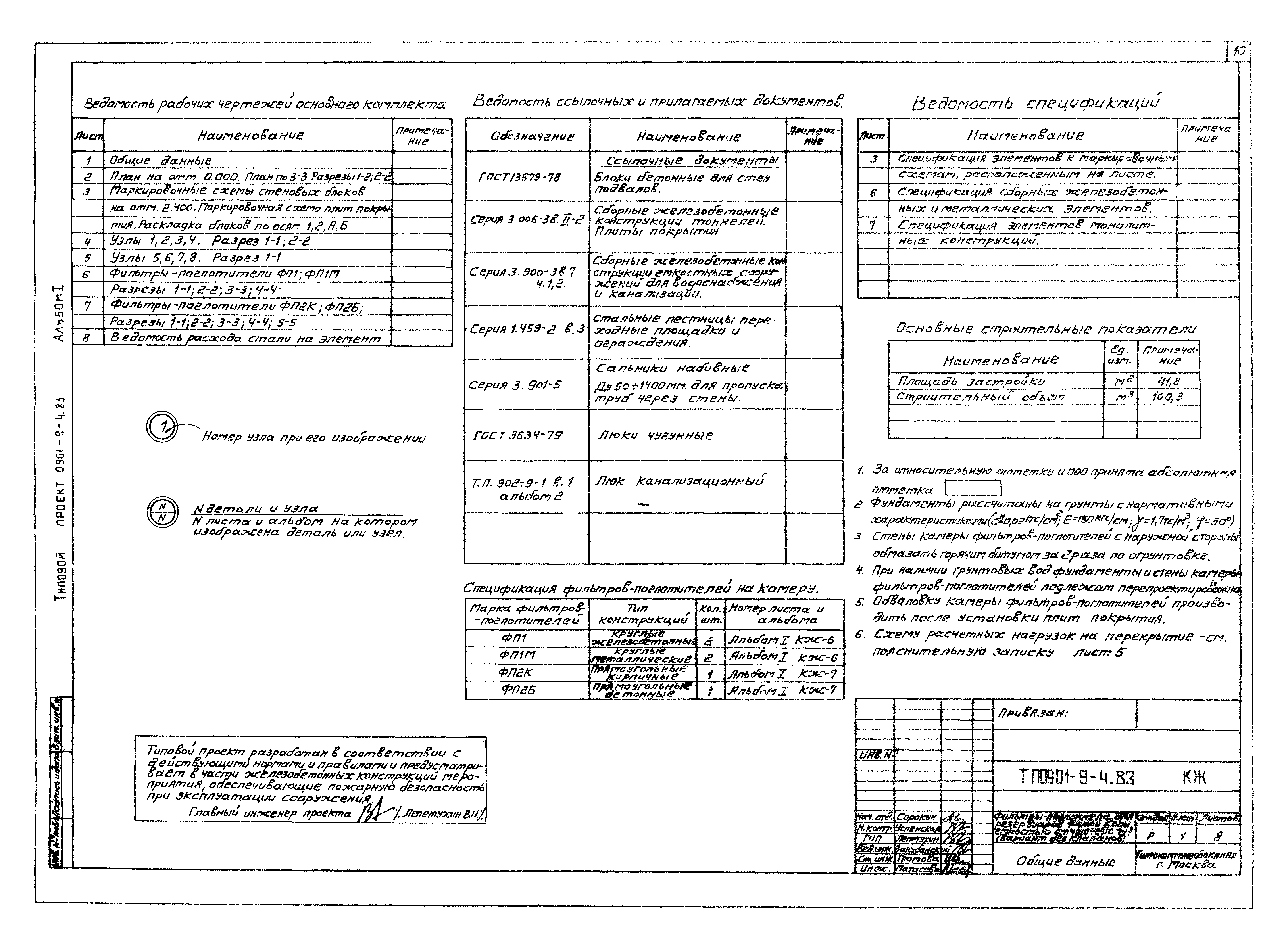 Типовой проект 0901-9-4.83