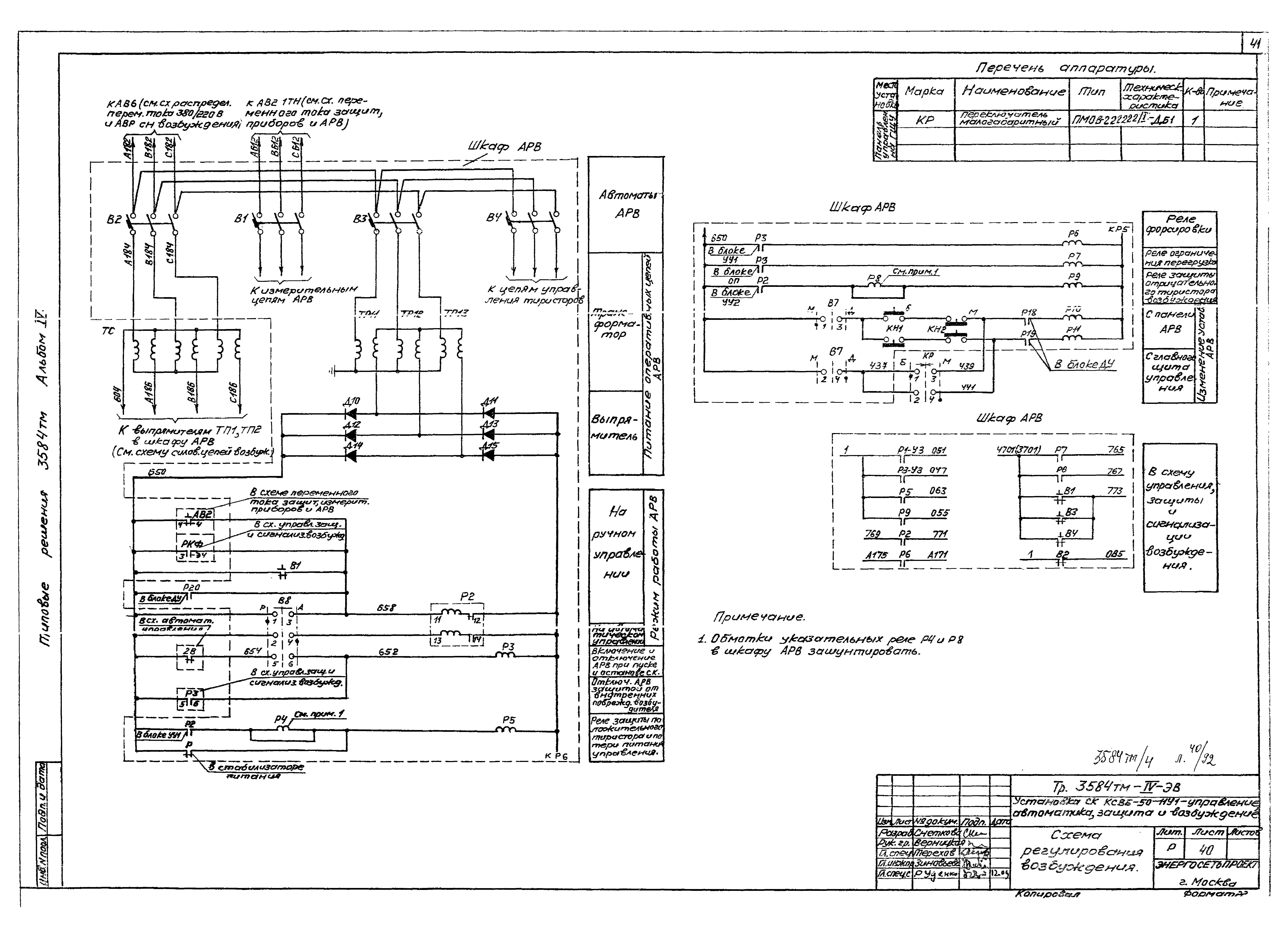 Типовой проект 3584тм