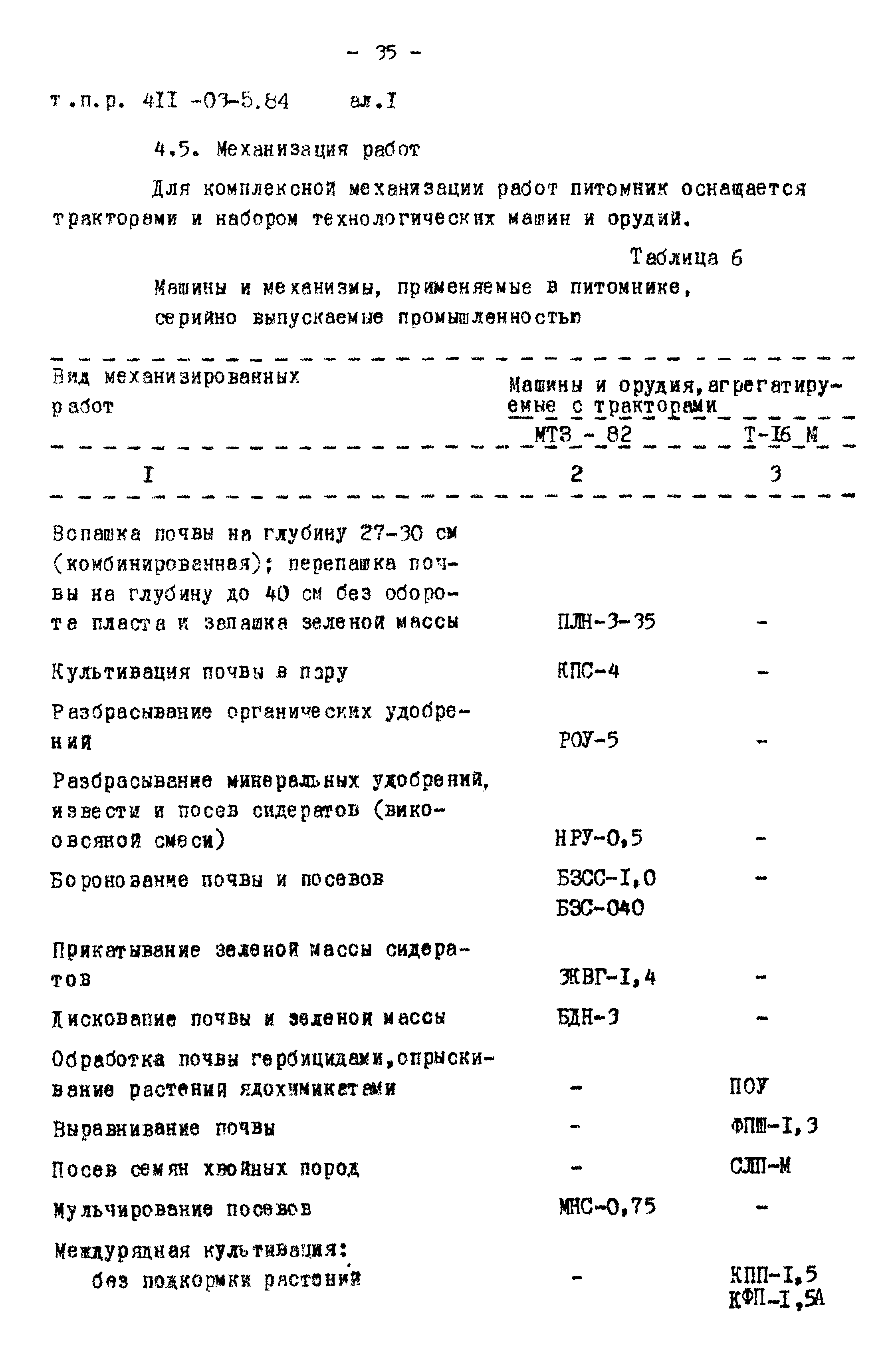 Типовые проектные решения 411-03-5.84