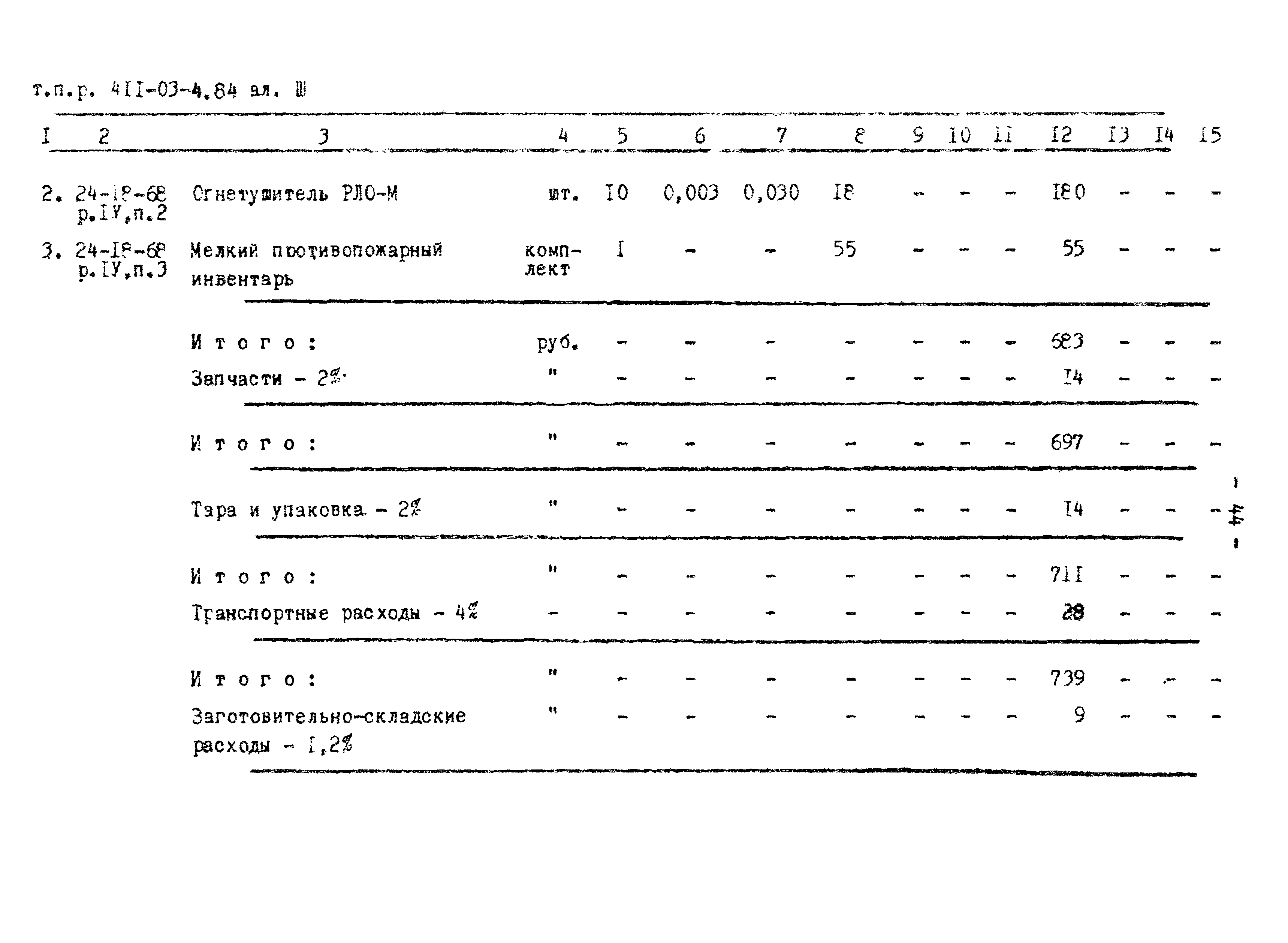 Типовые проектные решения 411-03-4.84