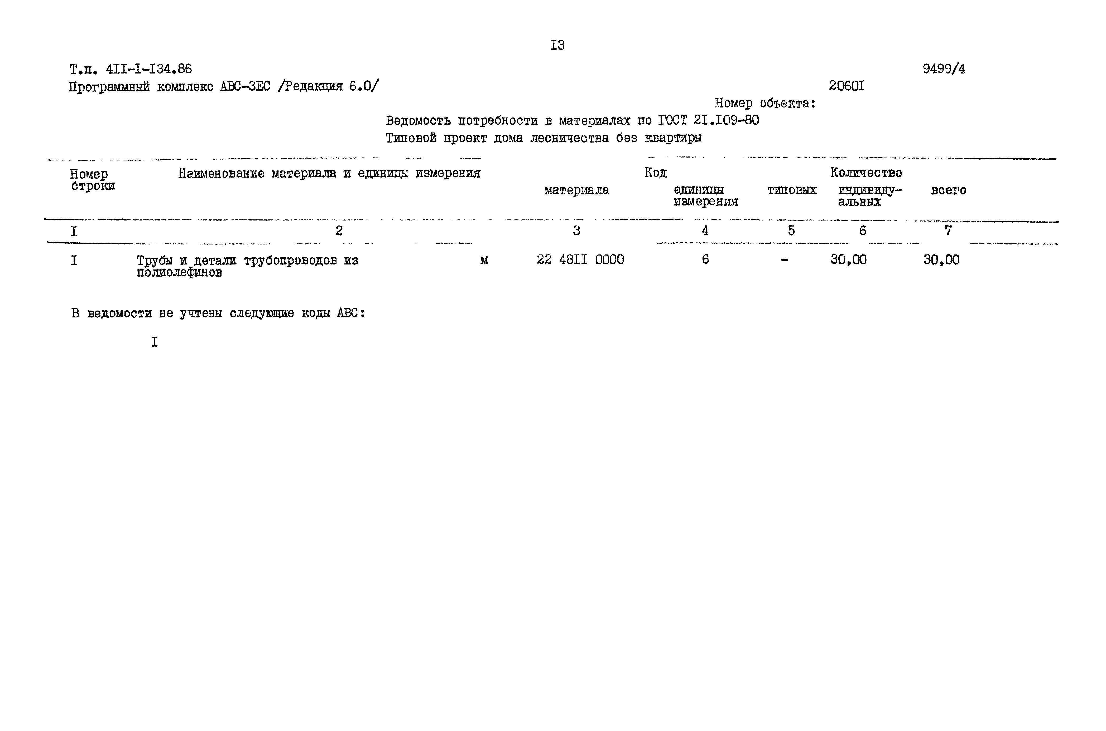 Типовой проект 411-1-134.86