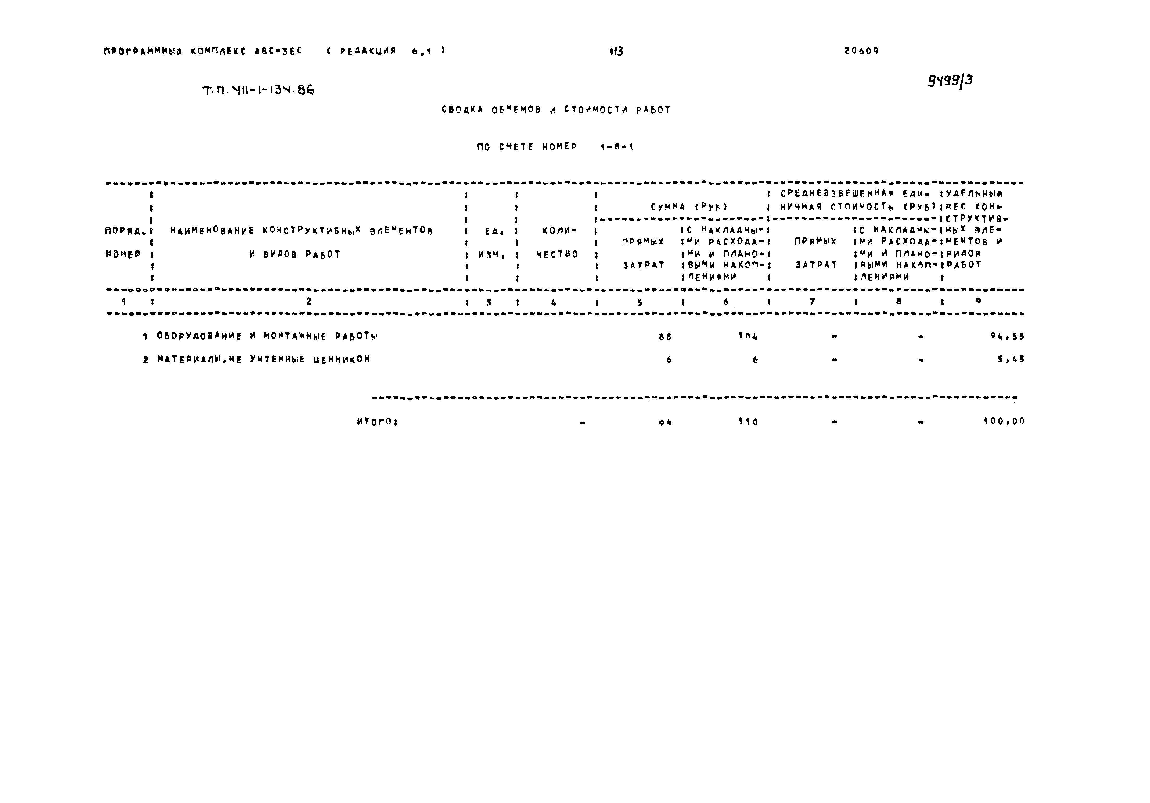 Типовой проект 411-1-134.86