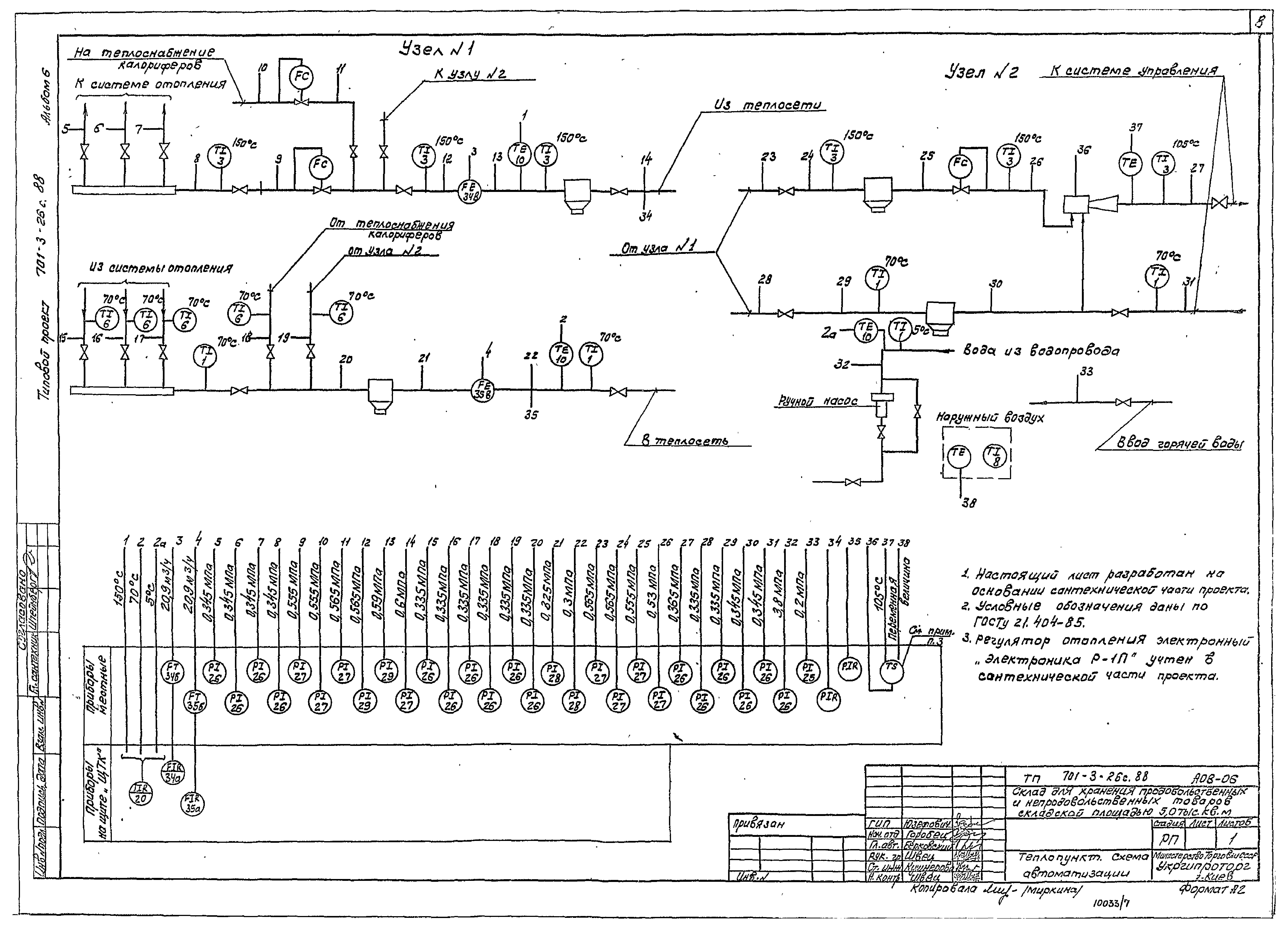 Типовой проект 701-3-26с.88