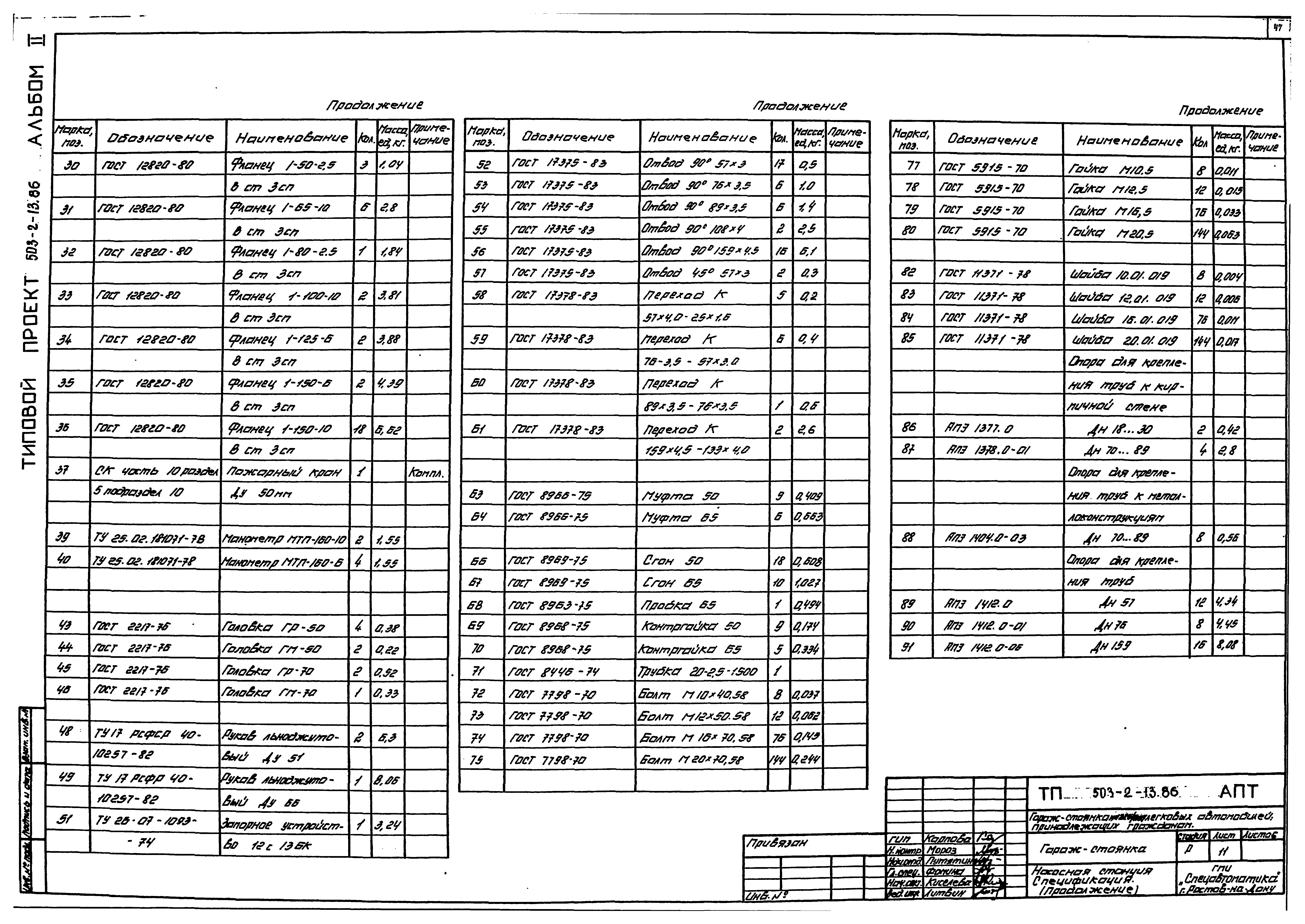 Типовой проект 503-2-13.86