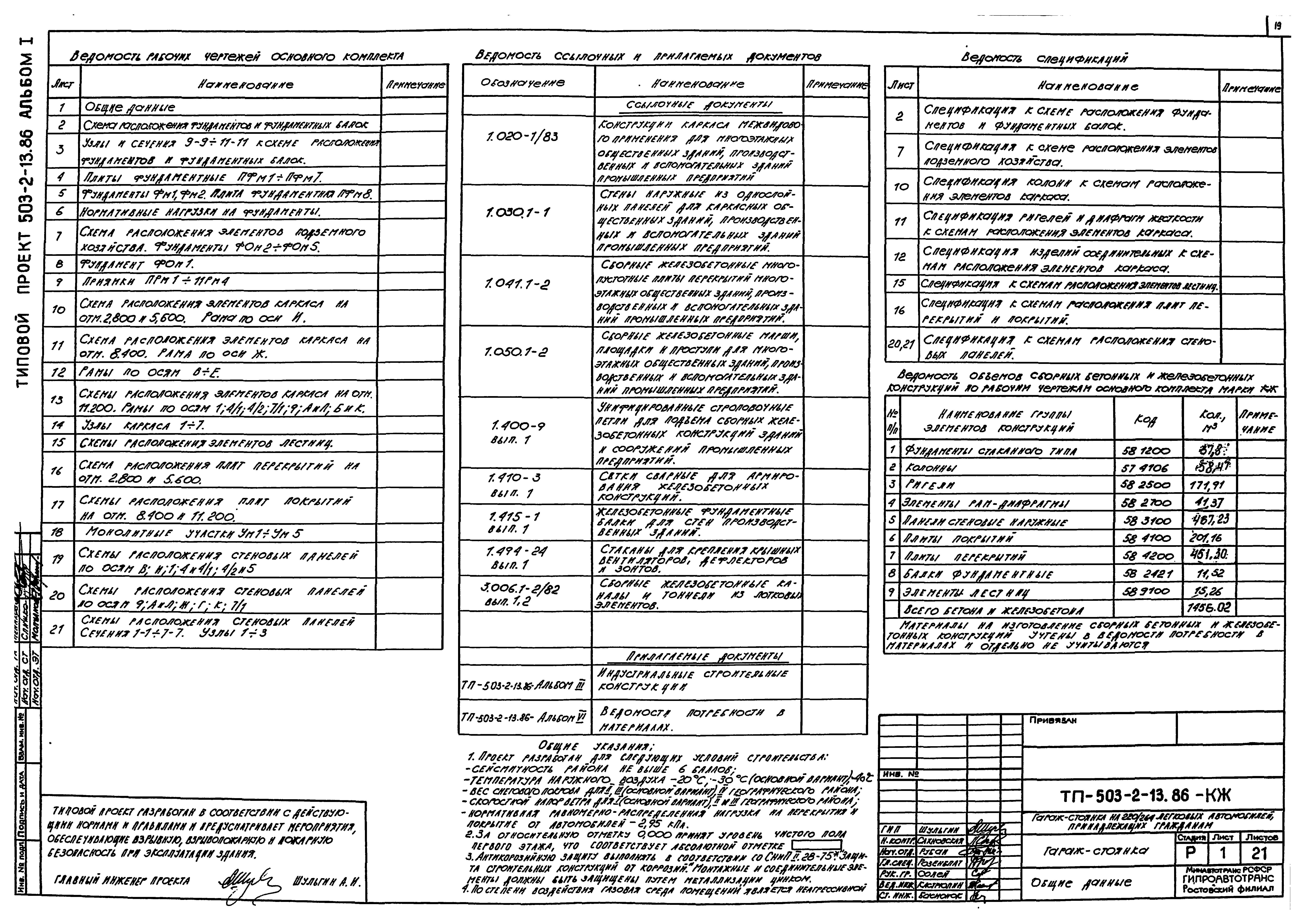Типовой проект 503-2-13.86