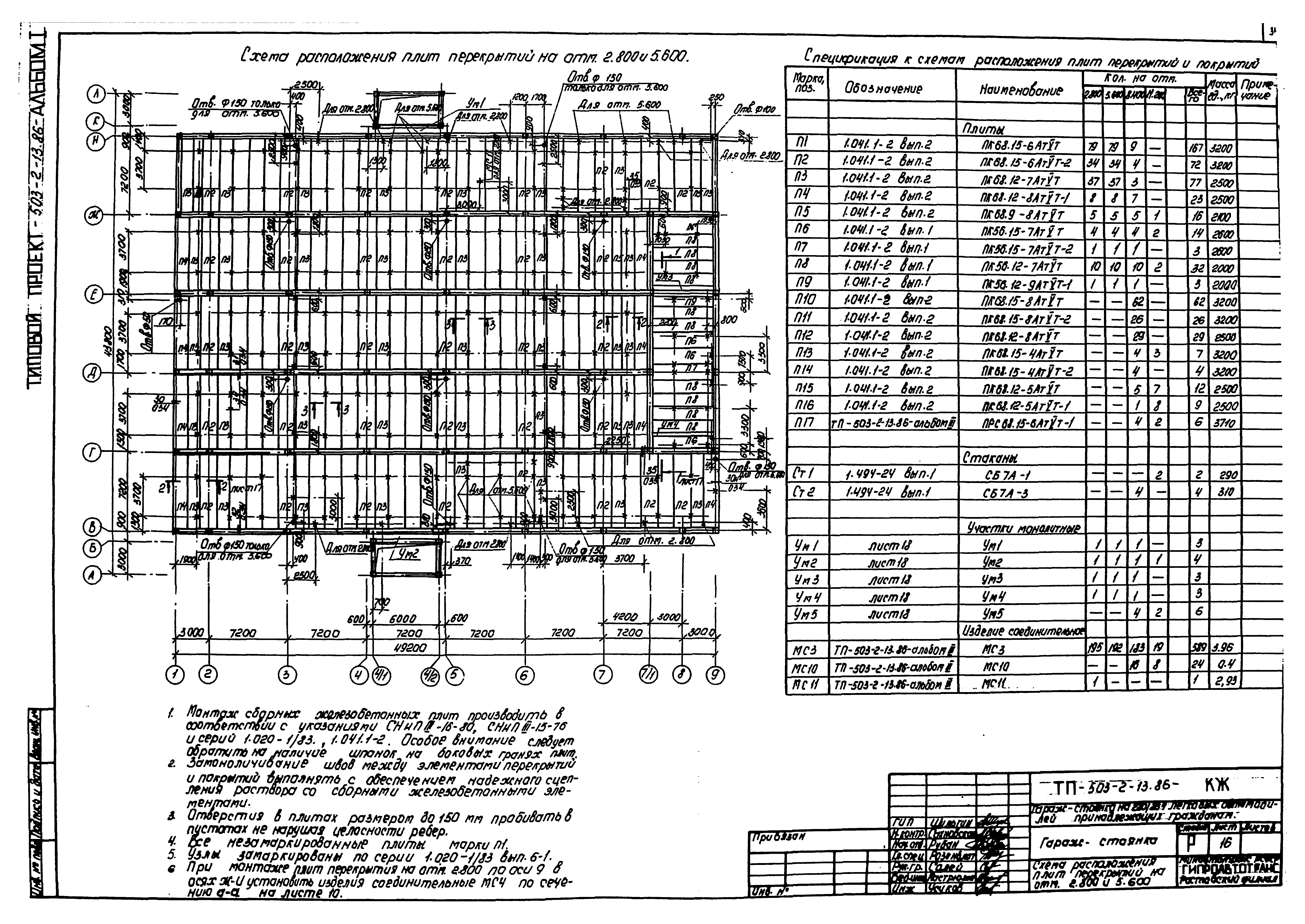 Типовой проект 503-2-13.86