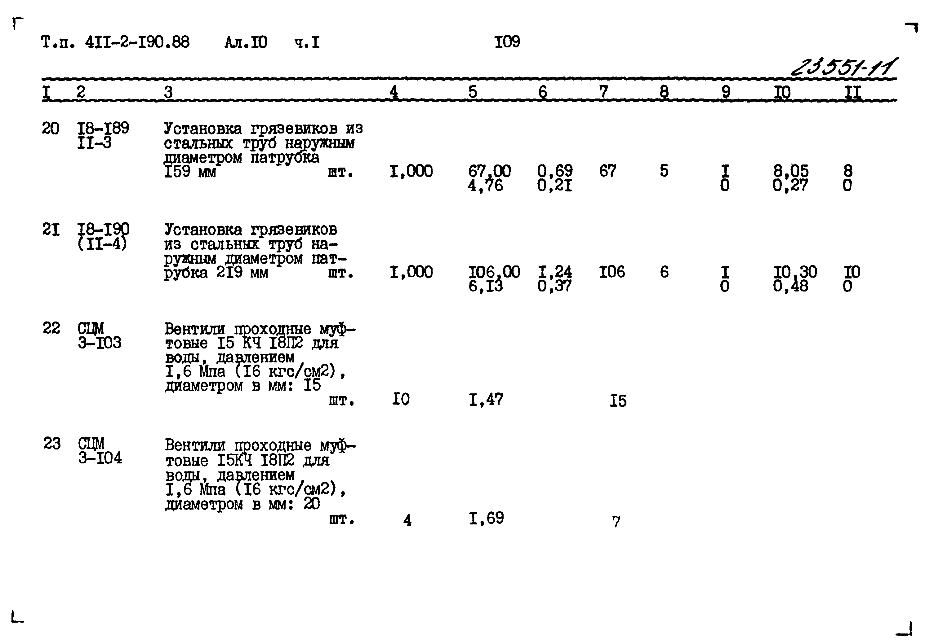 Типовой проект 411-2-190.88