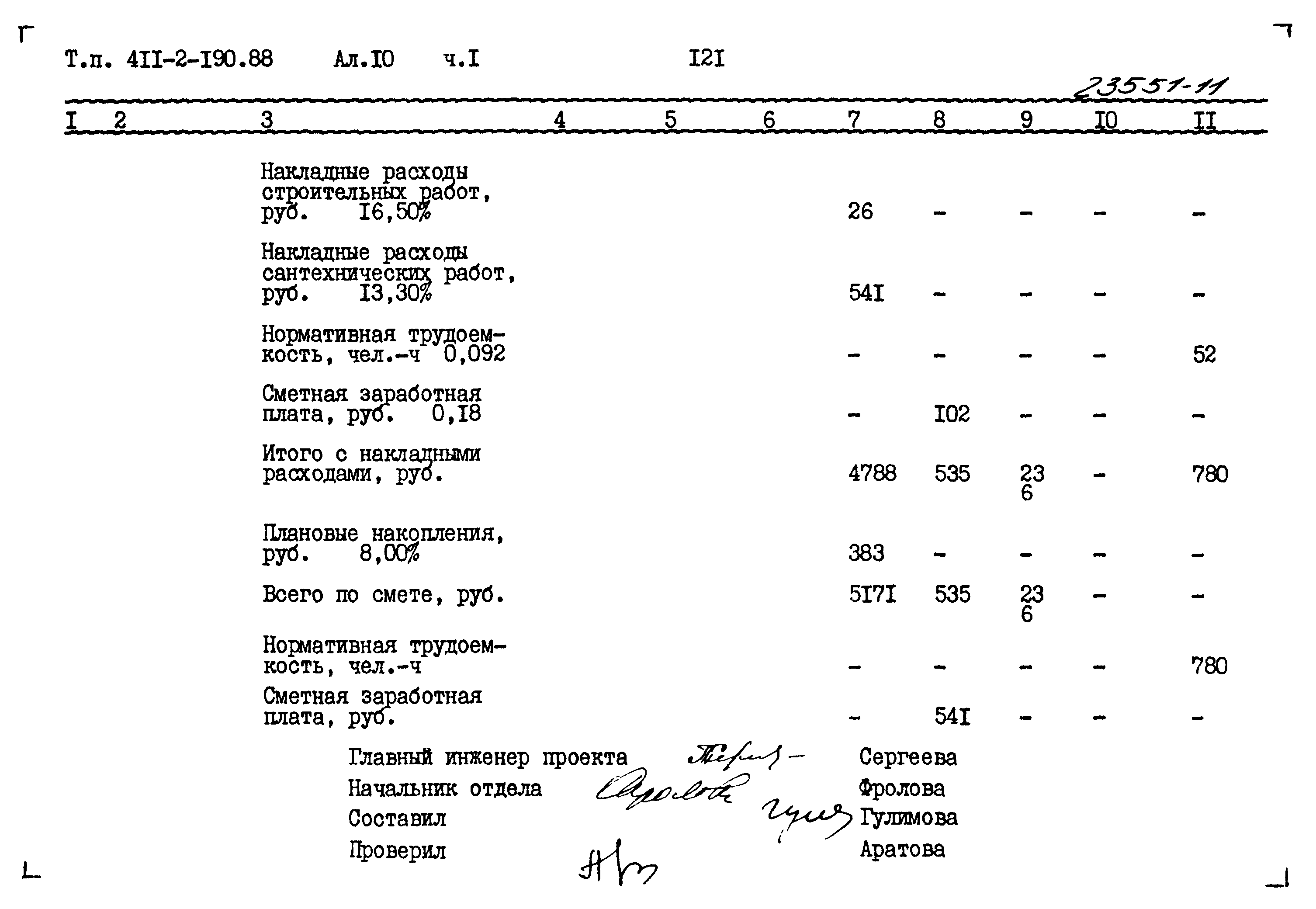 Типовой проект 411-2-190.88