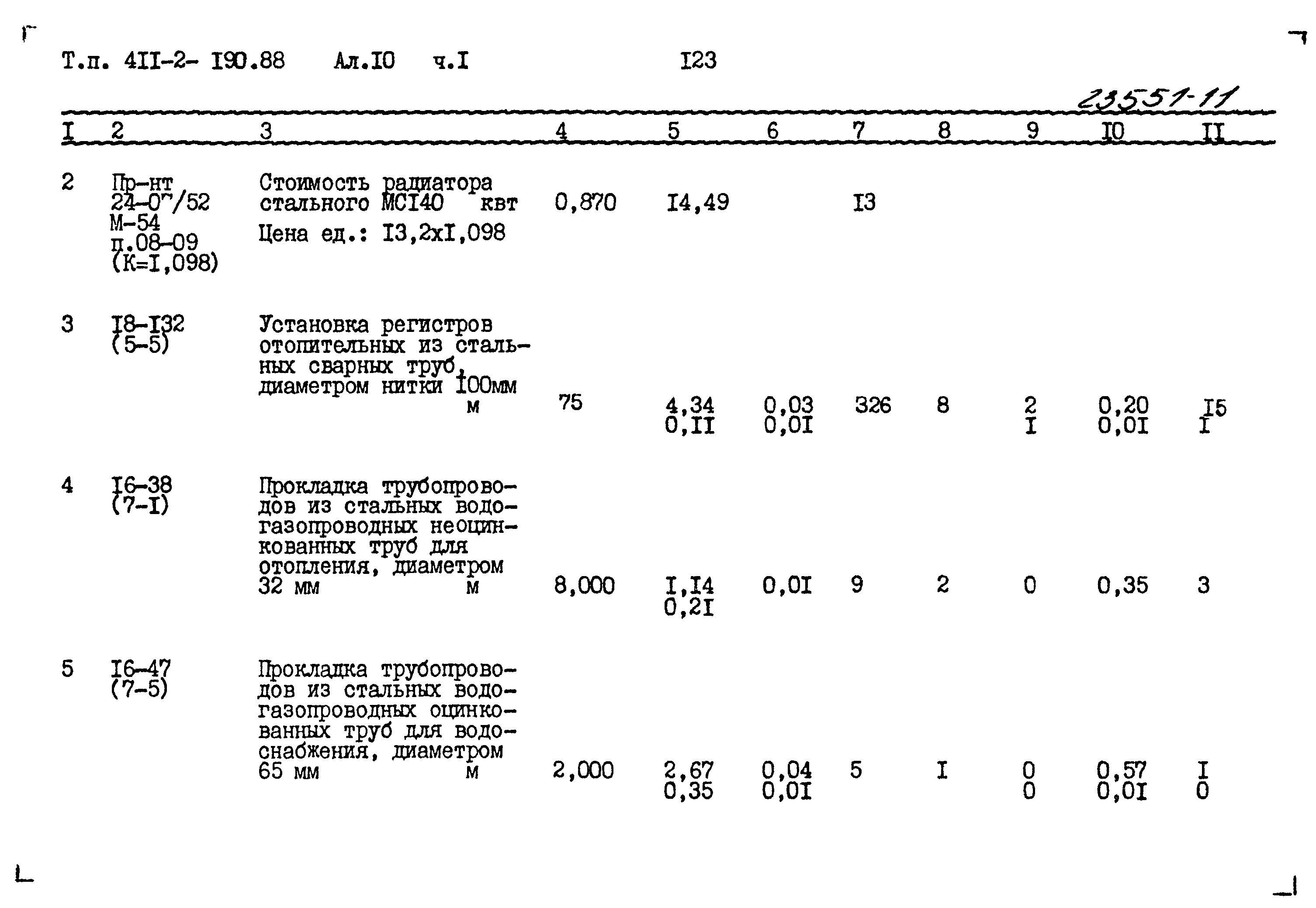 Типовой проект 411-2-190.88