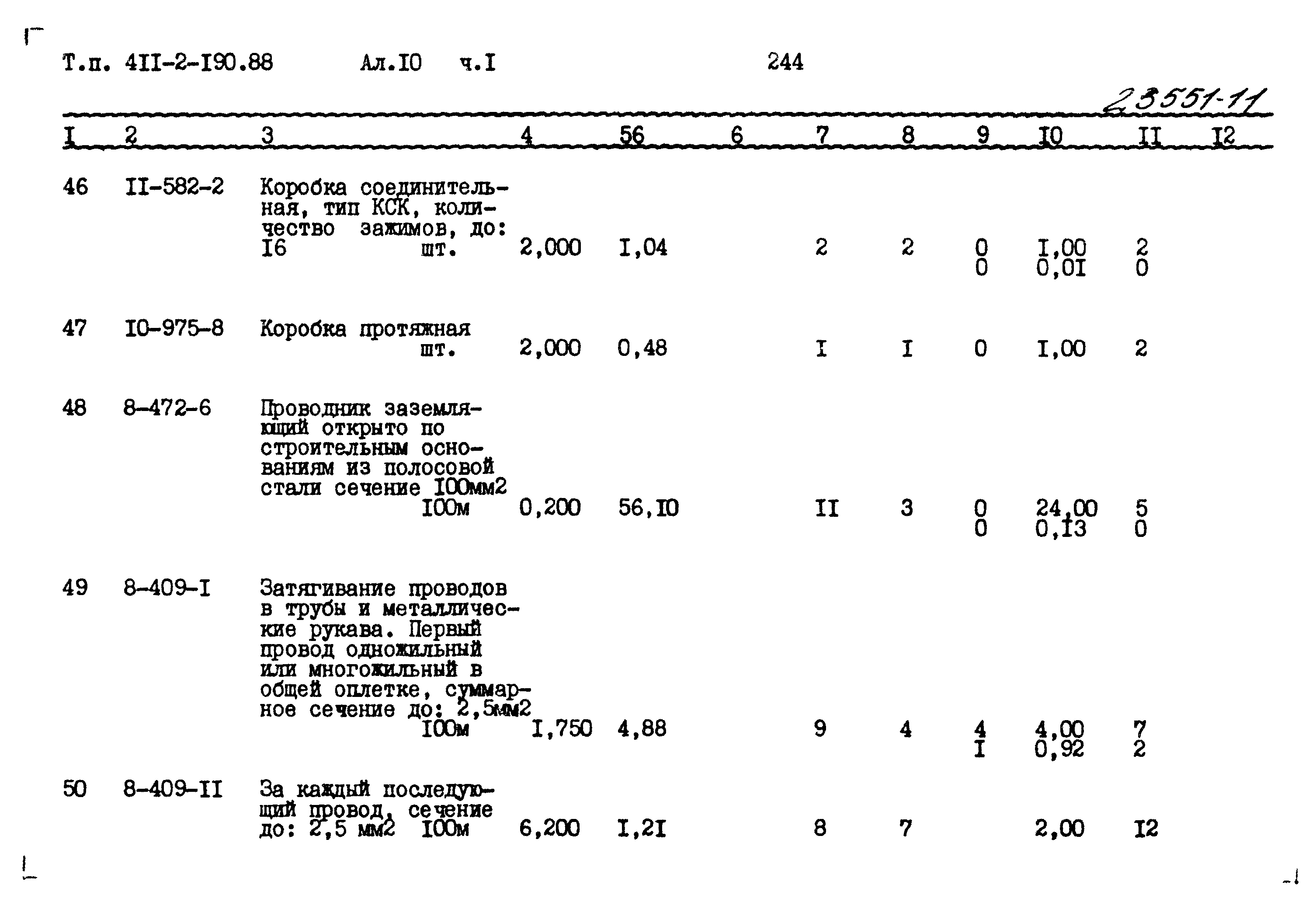 Типовой проект 411-2-190.88