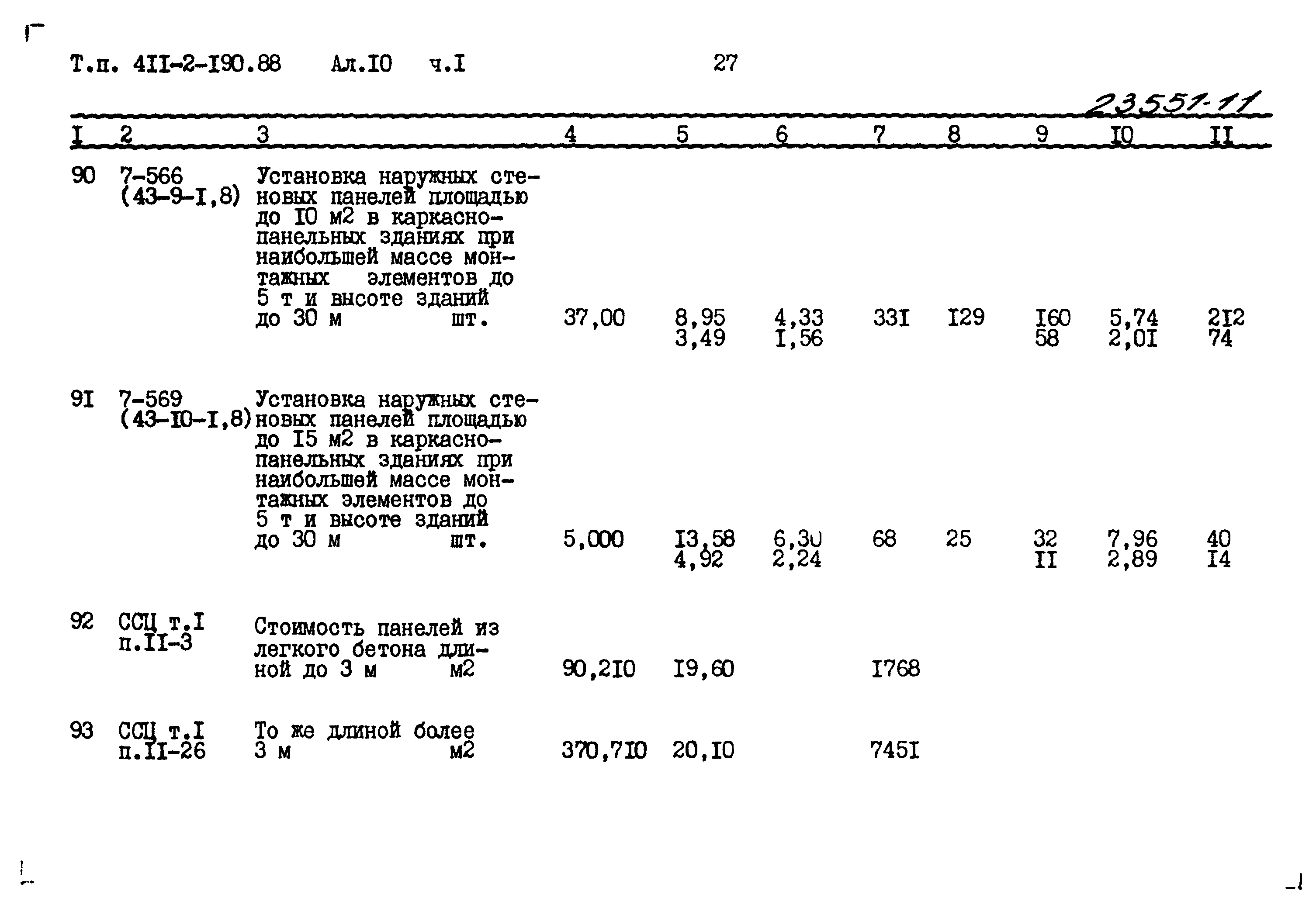 Типовой проект 411-2-190.88