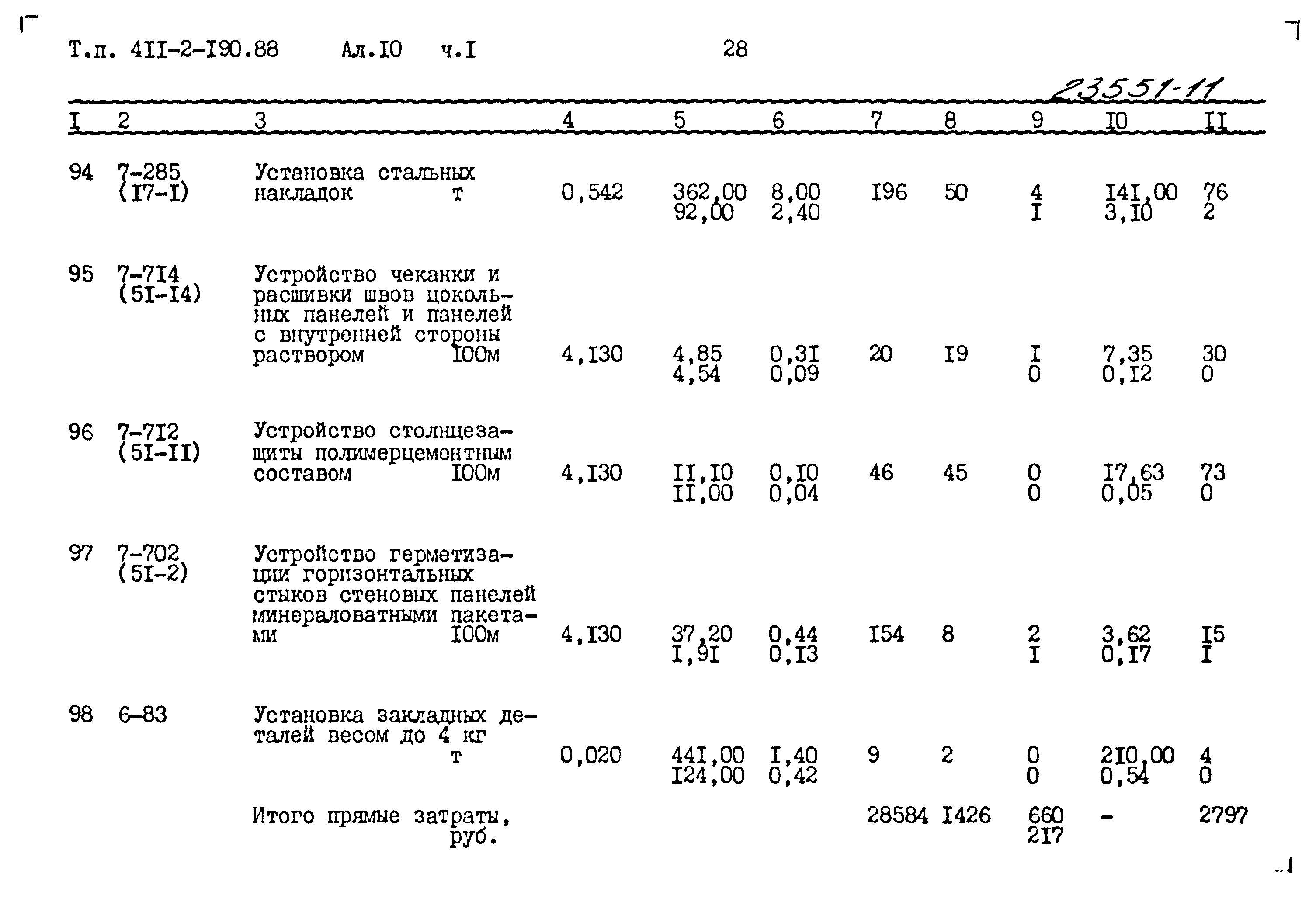 Типовой проект 411-2-190.88