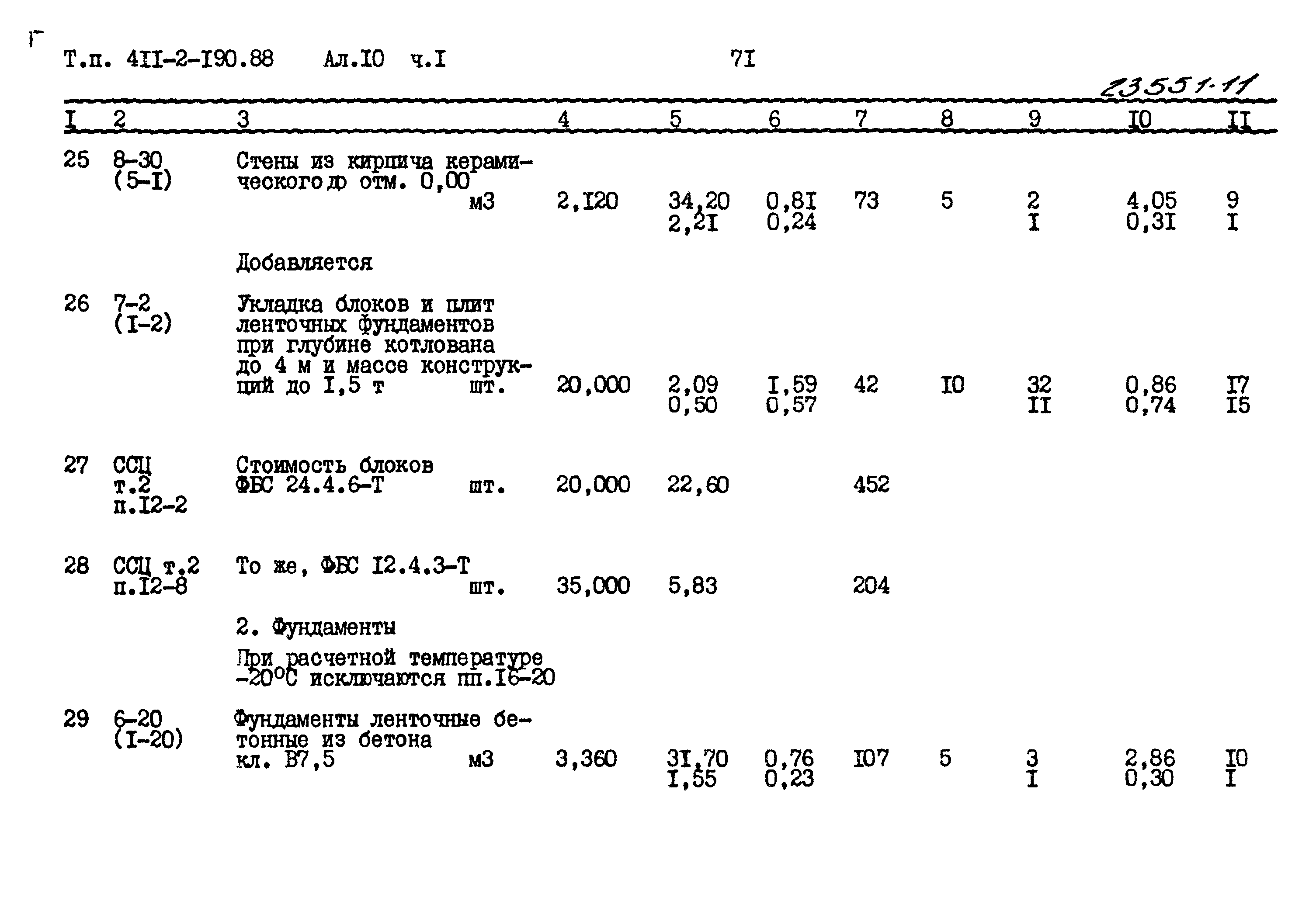 Типовой проект 411-2-190.88
