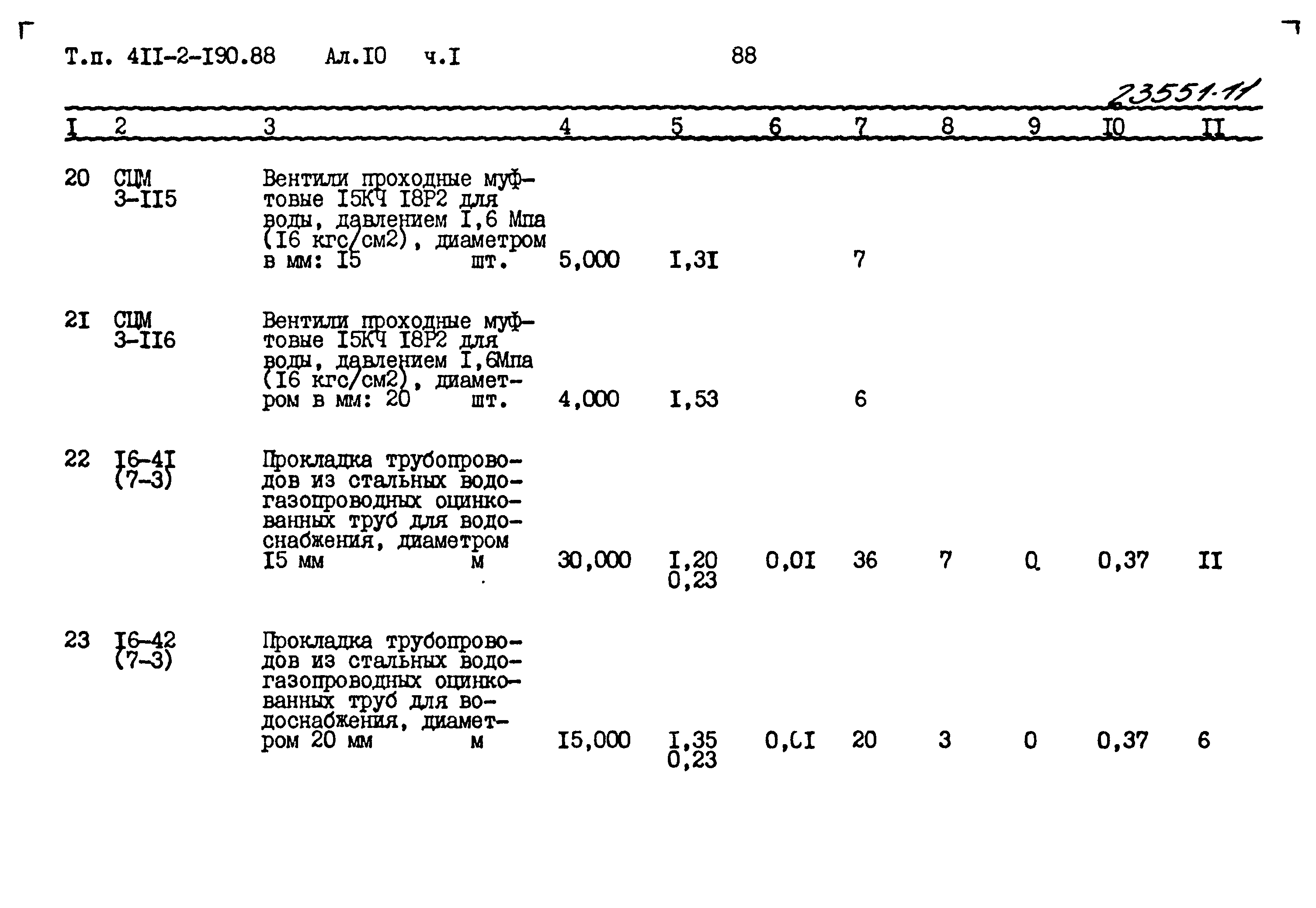 Типовой проект 411-2-190.88