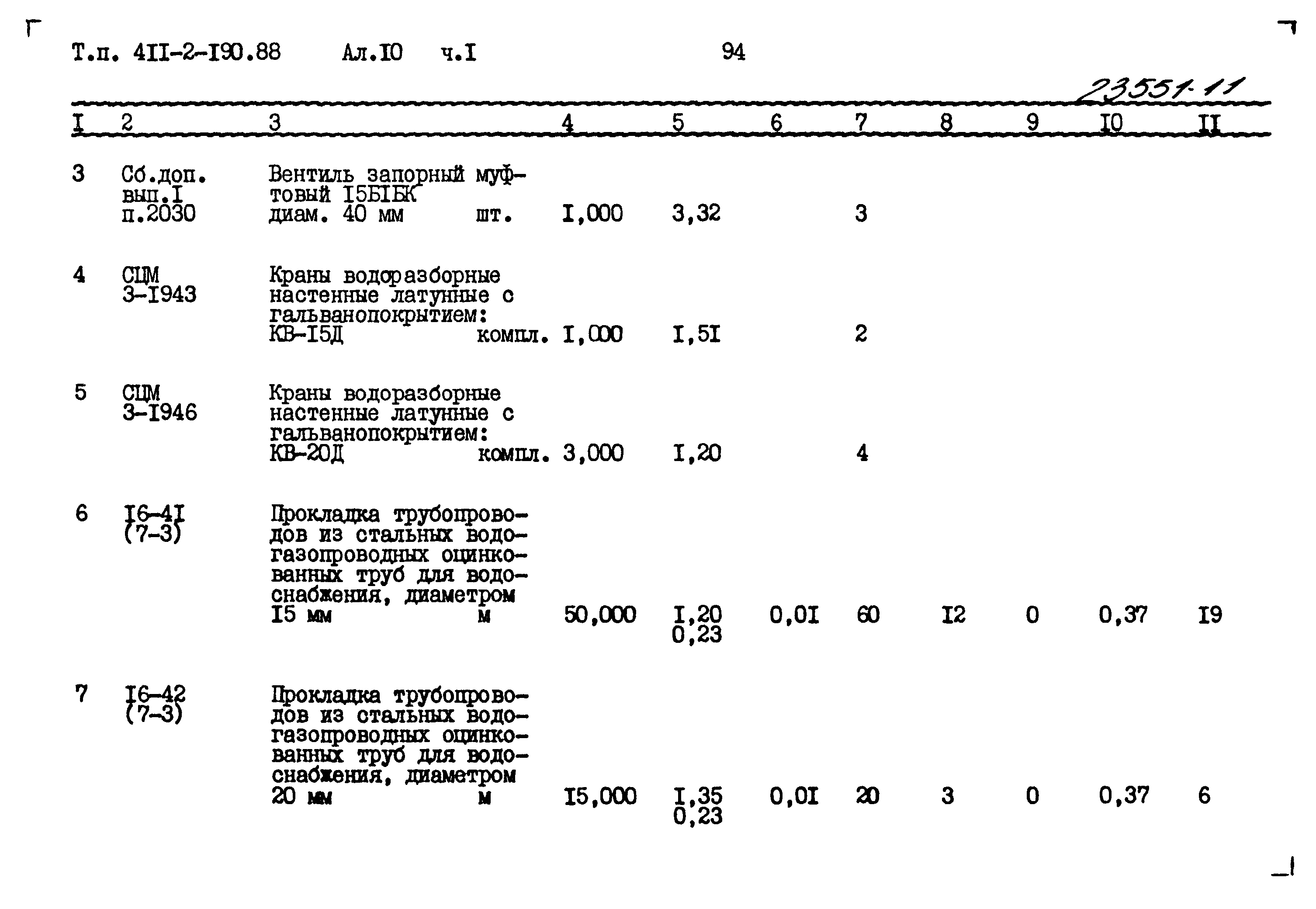 Типовой проект 411-2-190.88