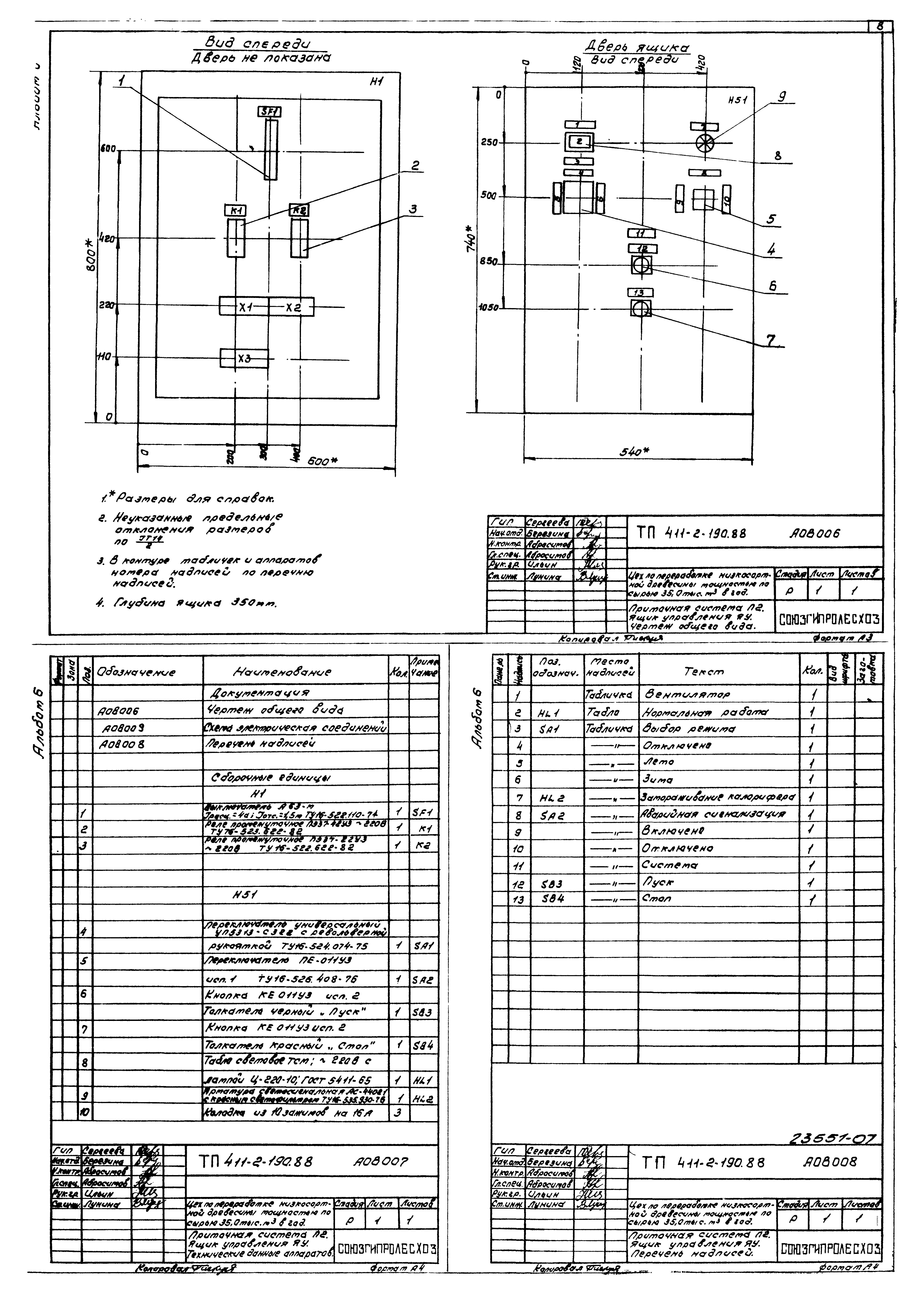 Типовой проект 411-2-190.88