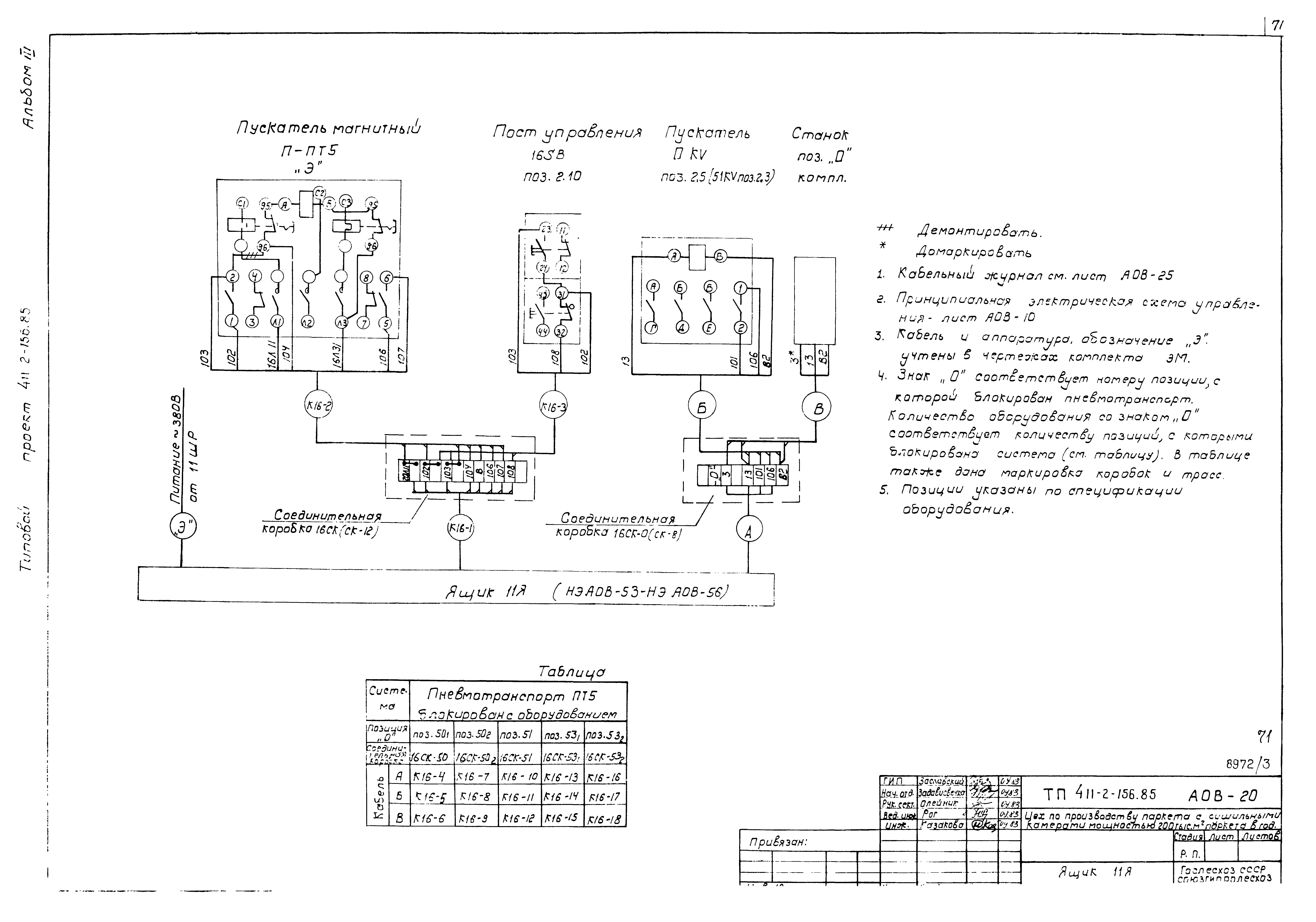 Типовой проект 411-2-156.85
