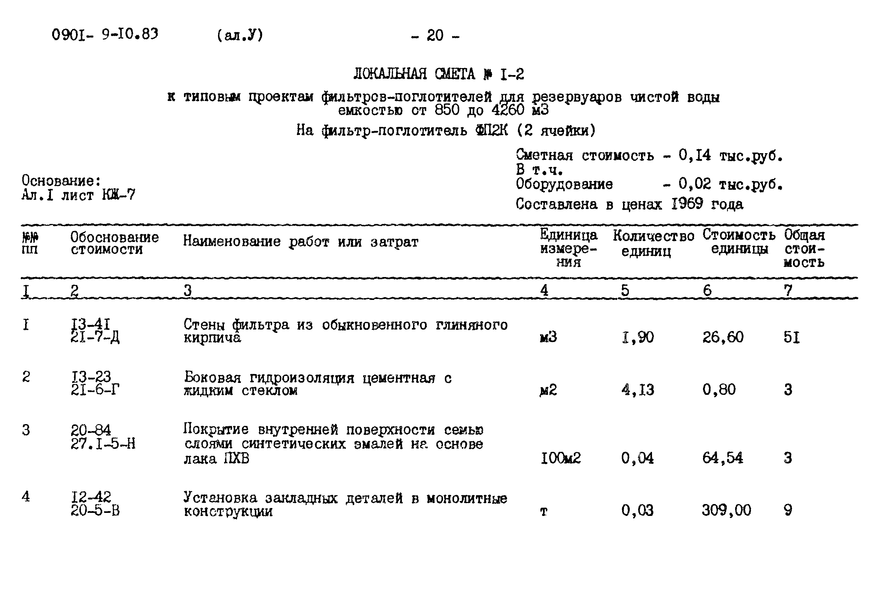 Типовой проект 0901-9-10.83