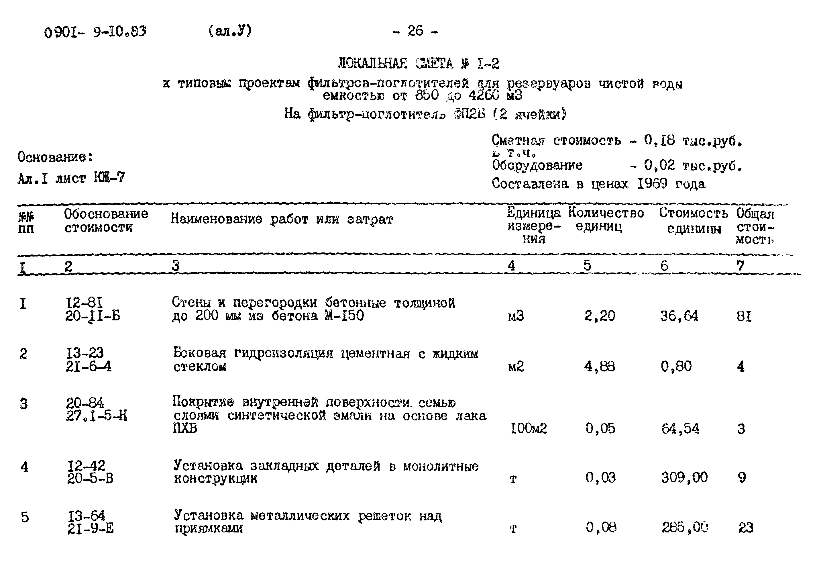 Типовой проект 0901-9-10.83