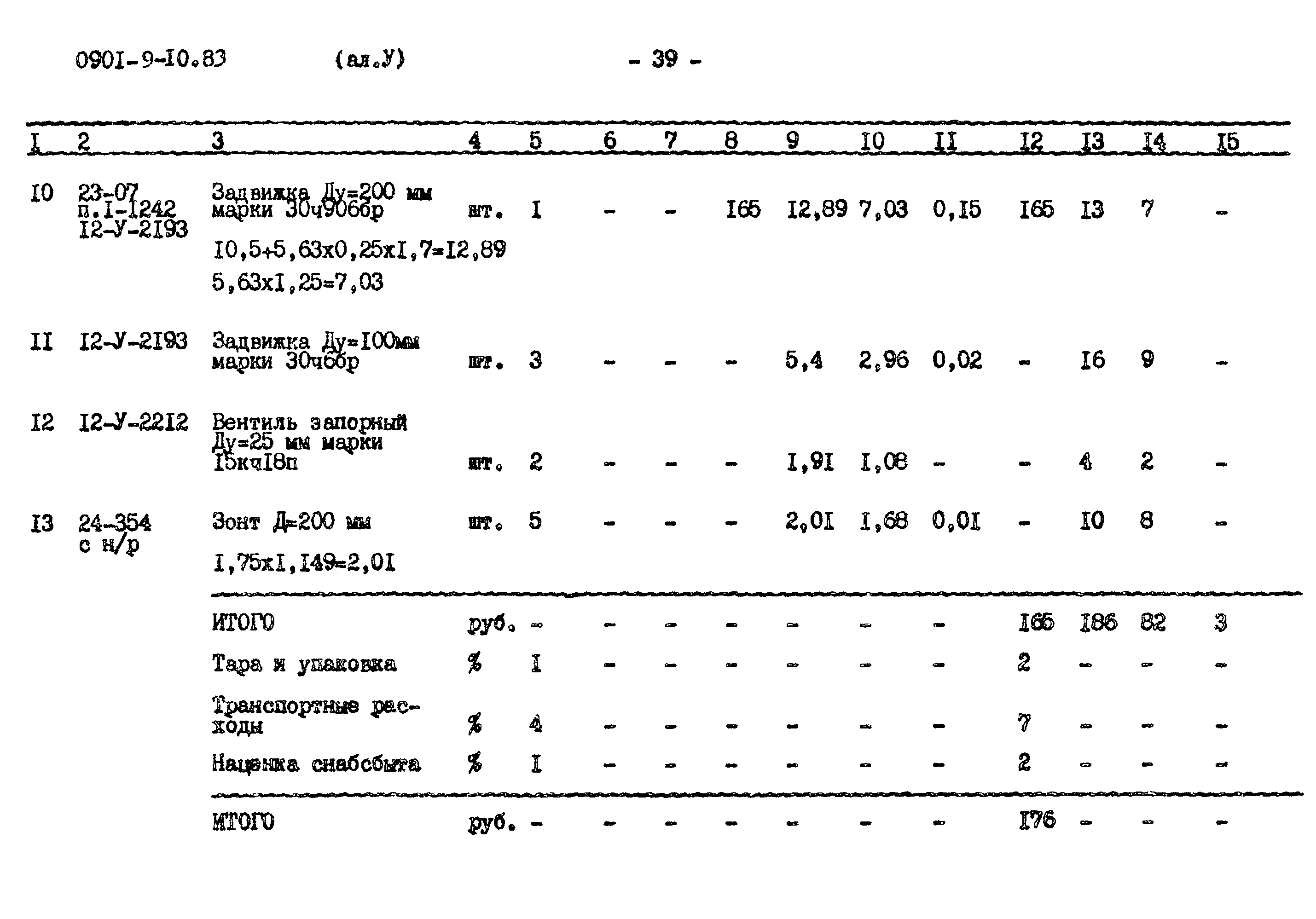Типовой проект 0901-9-10.83
