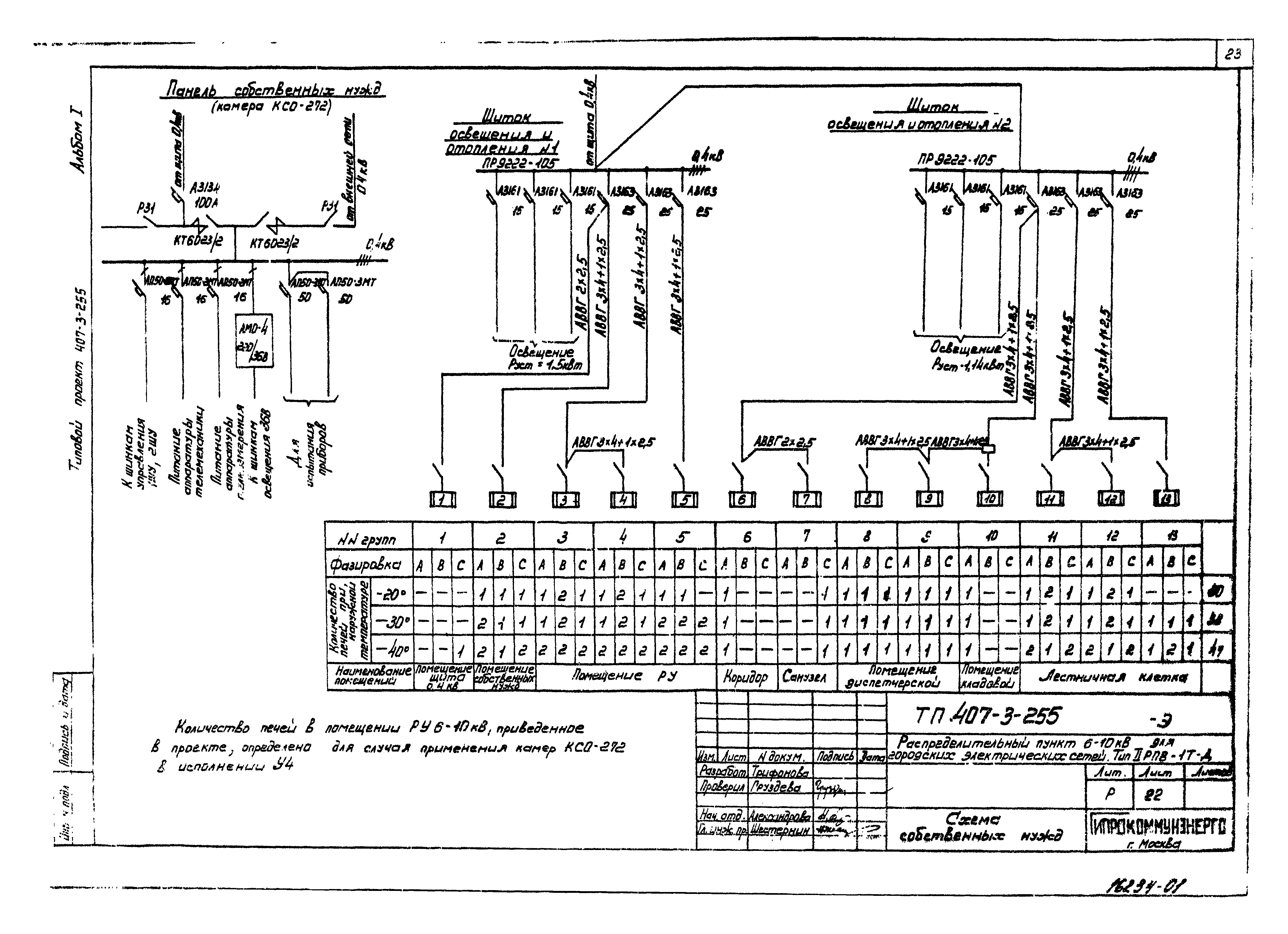 Типовой проект 407-3-255