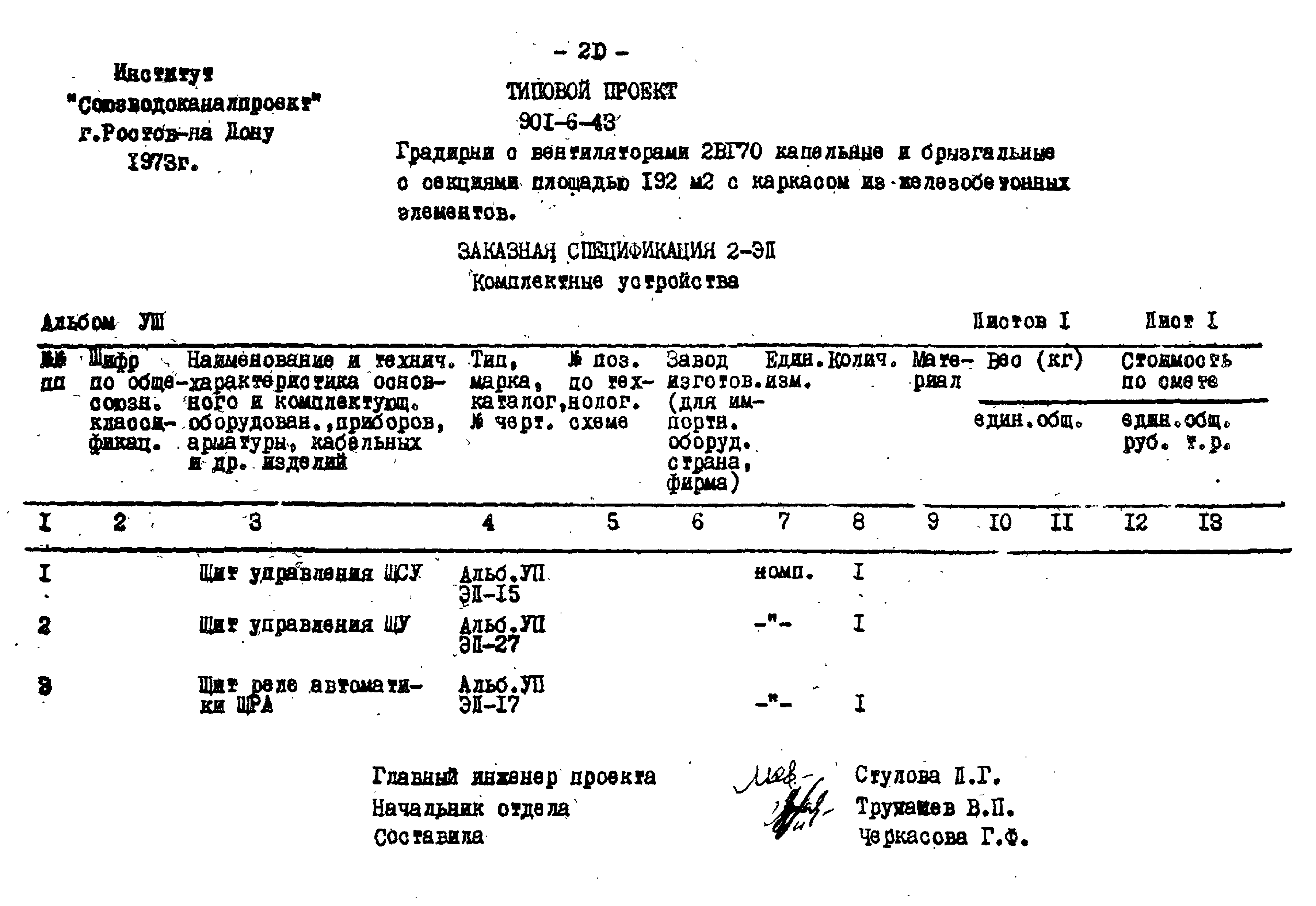 Типовой проект 901-6-43