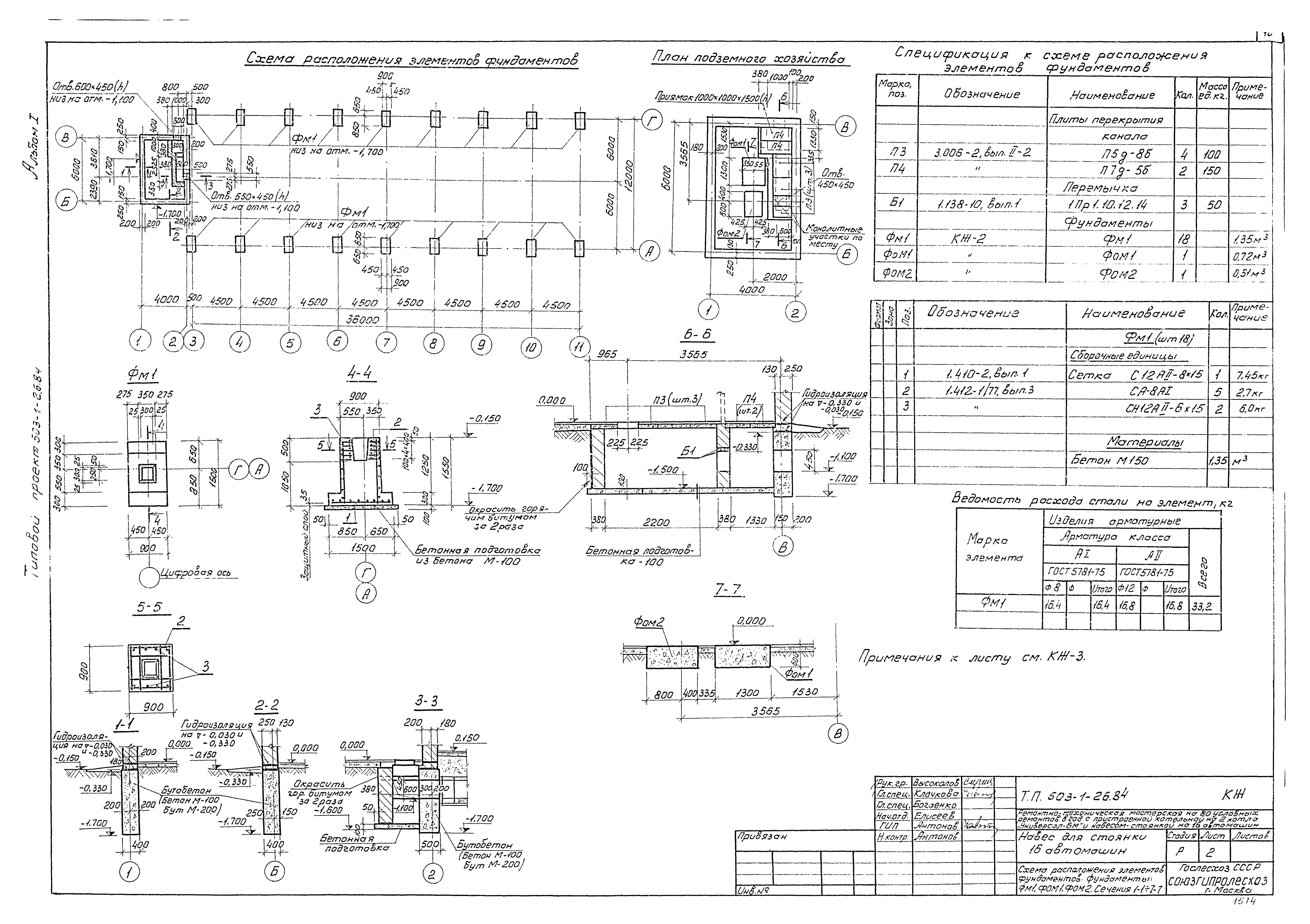 Типовой проект 503-1-26.84