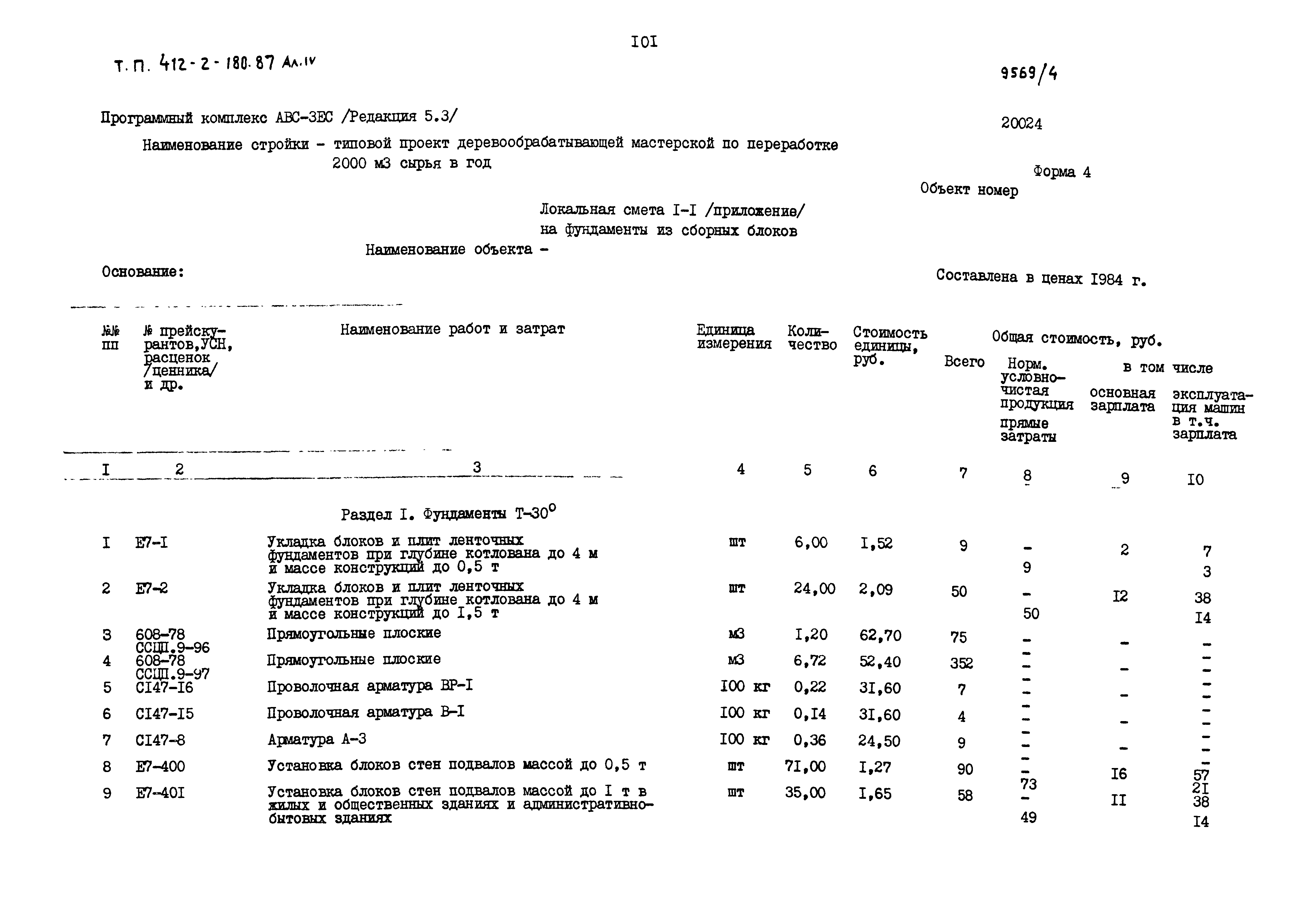 Типовой проект 411-2-180.87