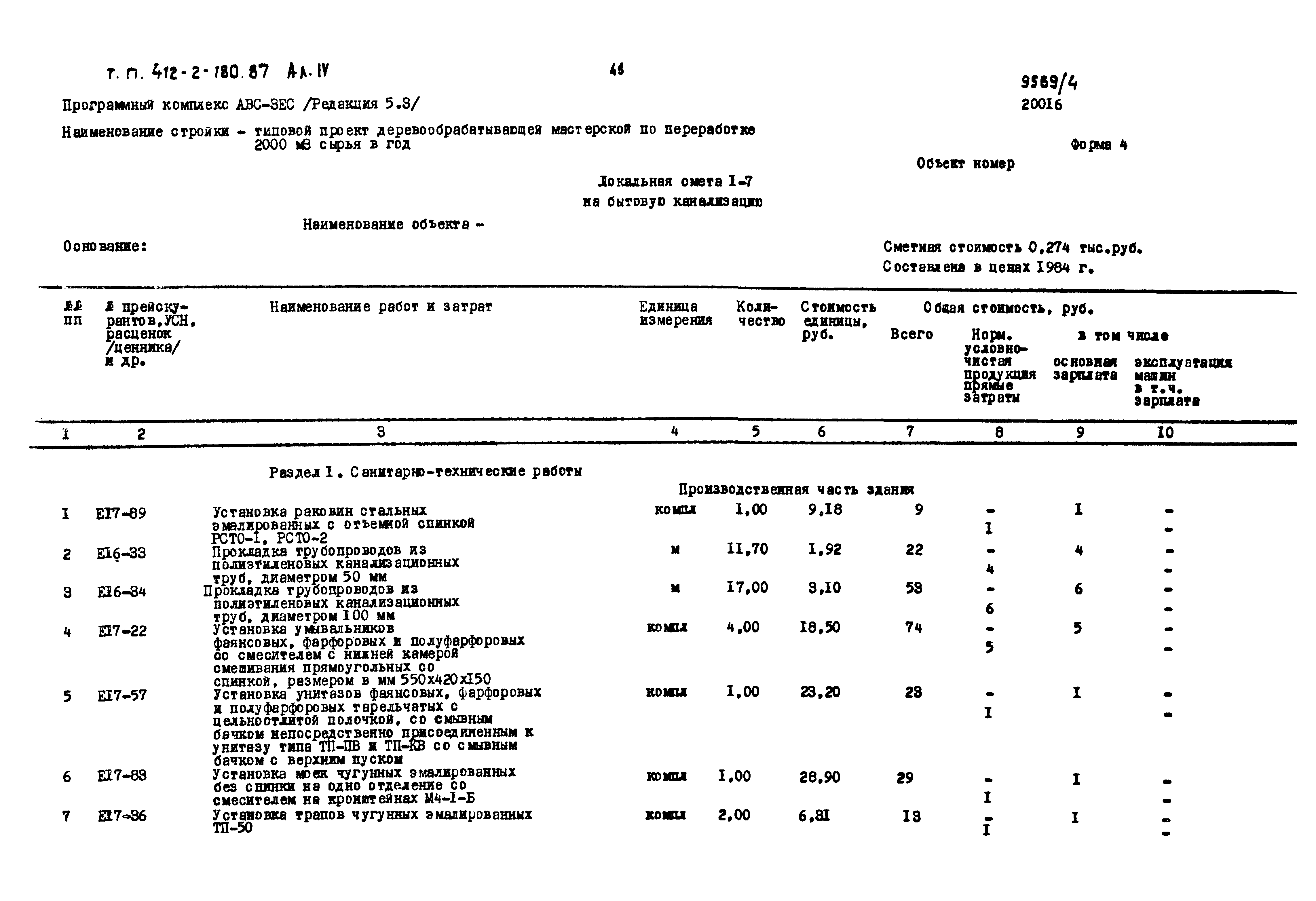 Типовой проект 411-2-180.87