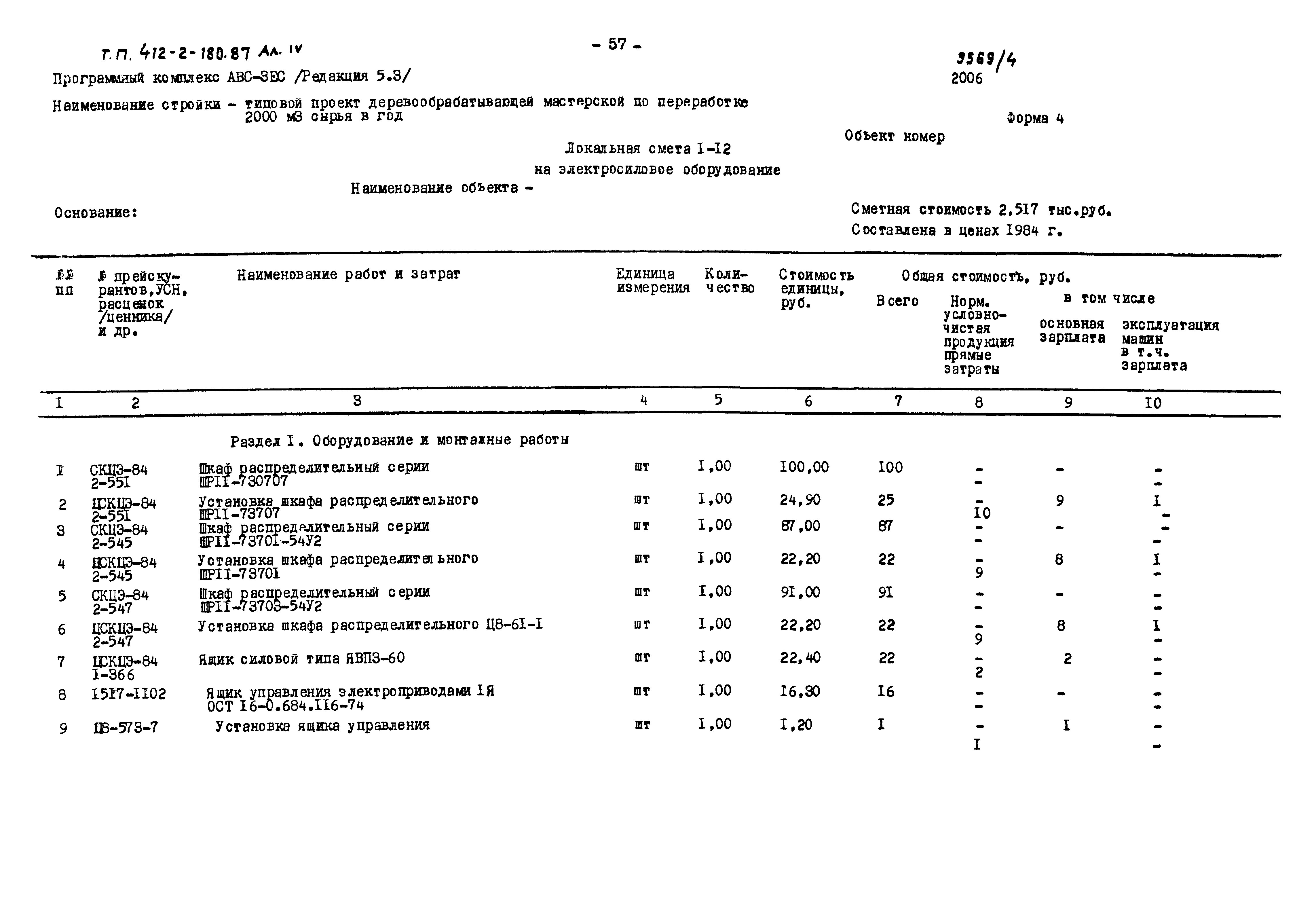 Типовой проект 411-2-180.87